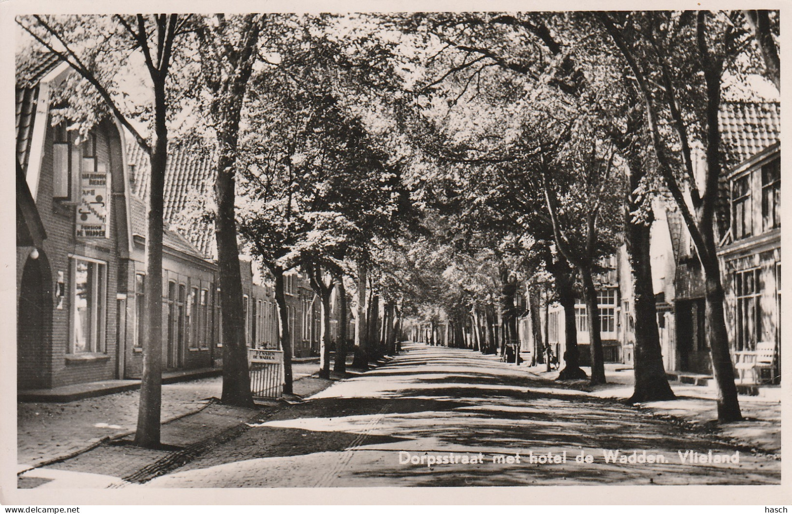 4893303Vlieland, Dorpsstraat Met Hotel De Wadden.  (FOTOKAART)  - Vlieland