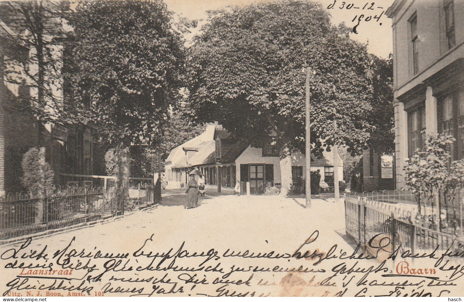 4893314Baarn, Laanstraat. 1904.  - Baarn