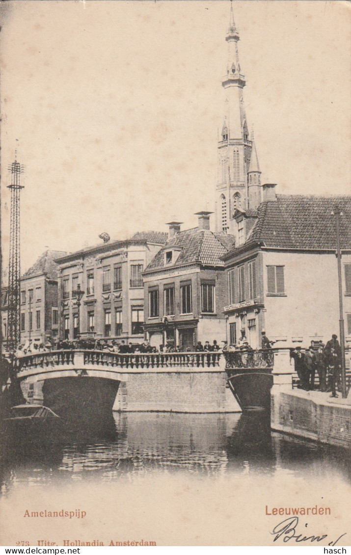 4893317Leeuwarden, Amelandspijp Rond 1900.  - Leeuwarden