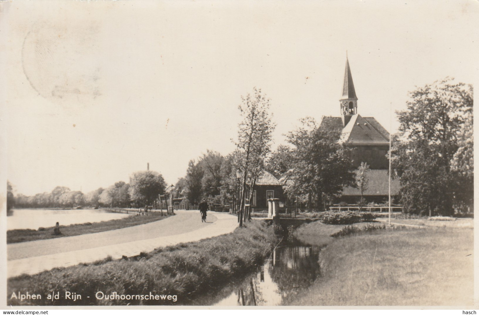 4893323Alphen A / D Rijn, Oudhoornscheweg. (FOTOKAART) (Kleine Vouwen In De Hoeken)  - Alphen A/d Rijn