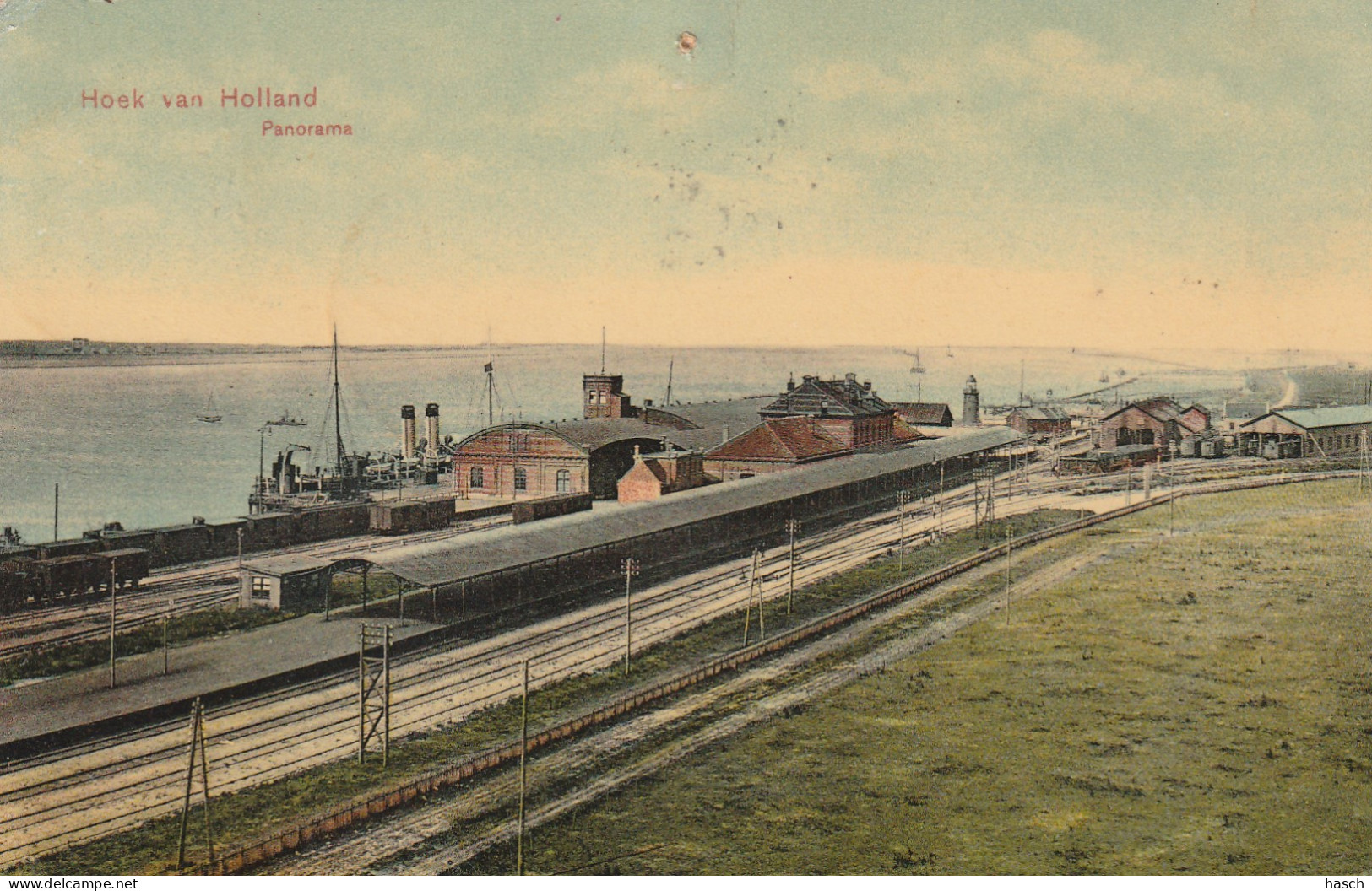 4893441Hoek Van Holland, Panorama. 1907. (Punaisegaatje)  - Hoek Van Holland