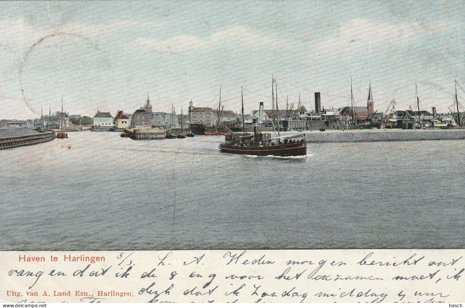 4893506Harlingen, Haven. (Poststempel 1904)  - Harlingen