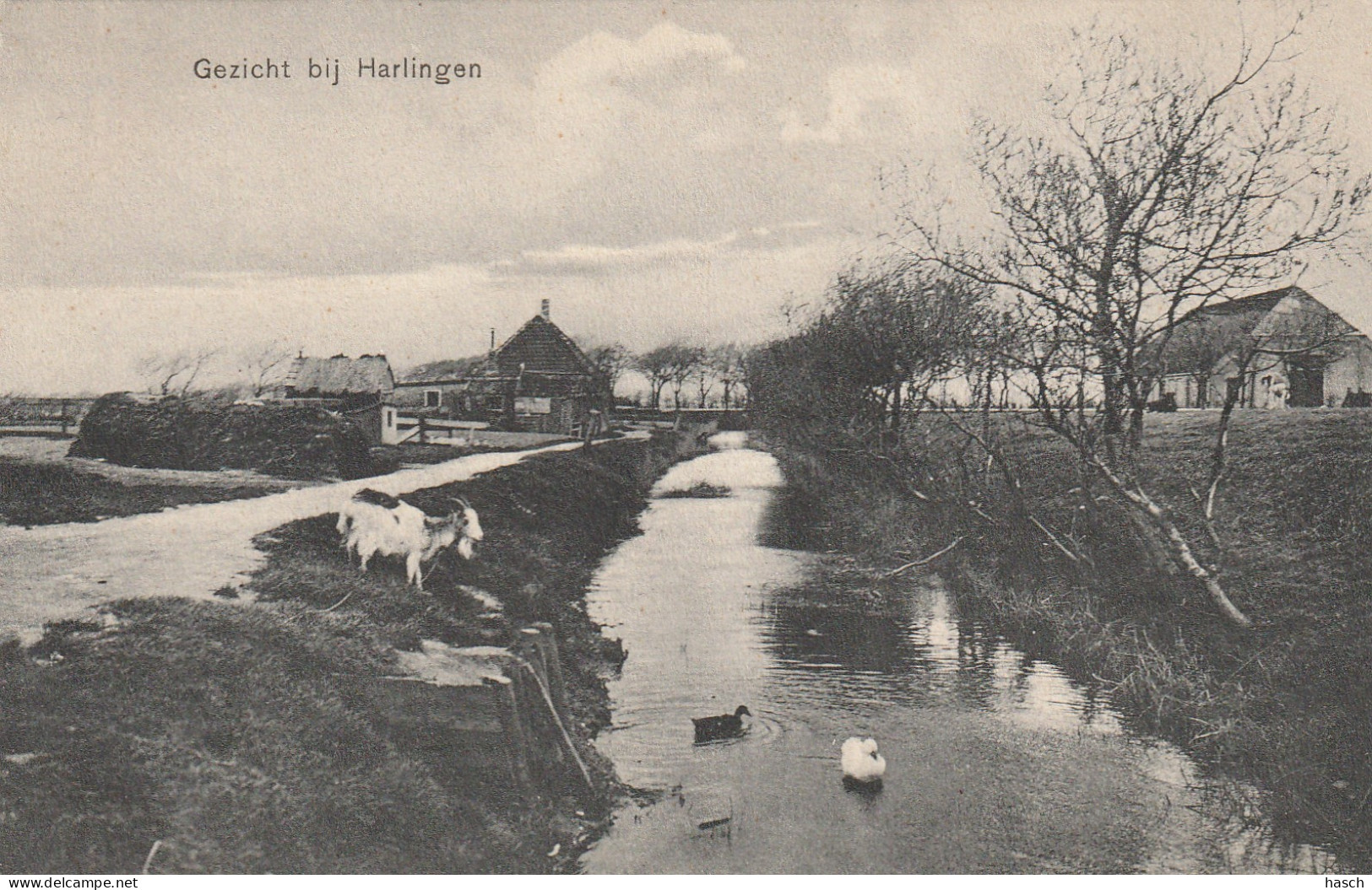 4893510Harlingen, Gezicht Bij Harlingen.   - Harlingen