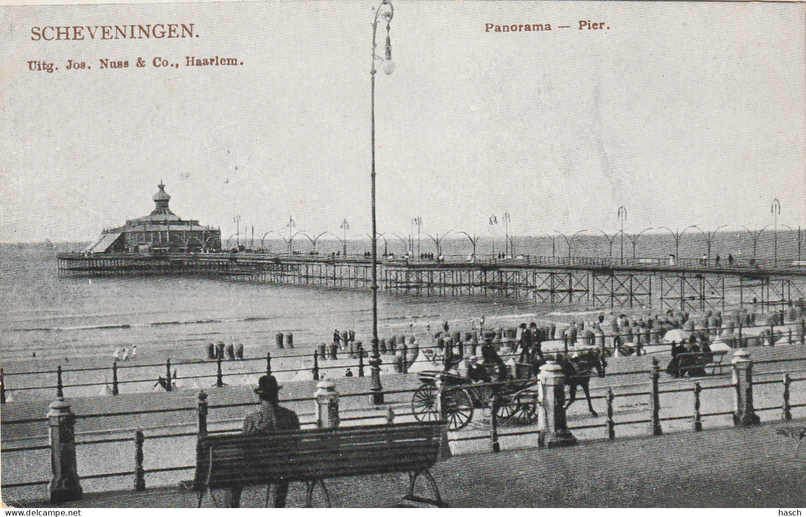 4893522Scheveningen, Panorama-Pier. (Reclame Achterkant, Leesinrichting ,,De Nalezer'' Den Haag.  - Scheveningen
