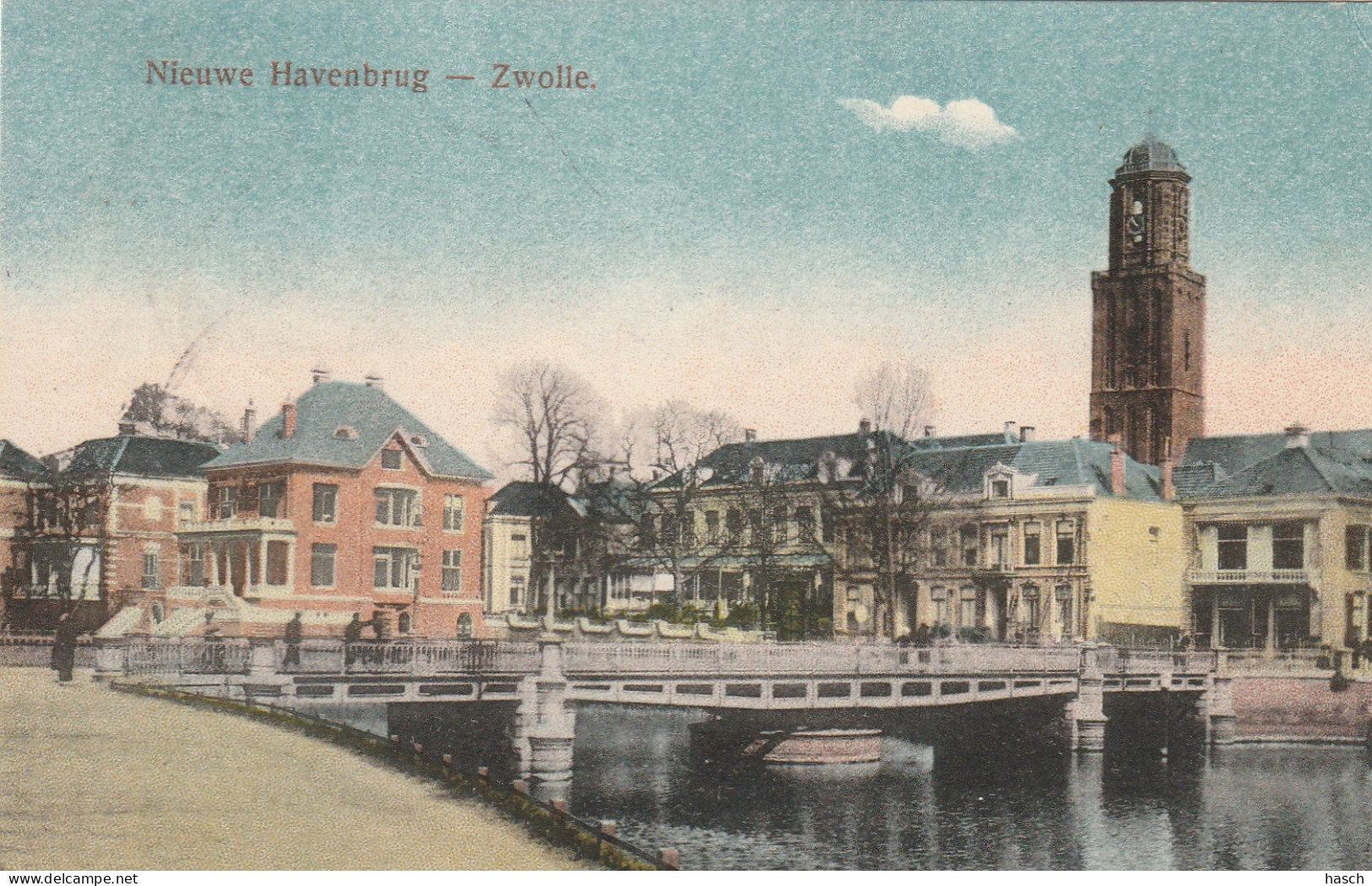 4893538Zwolle, Nieuwe Havenbrug 1924.  - Zwolle