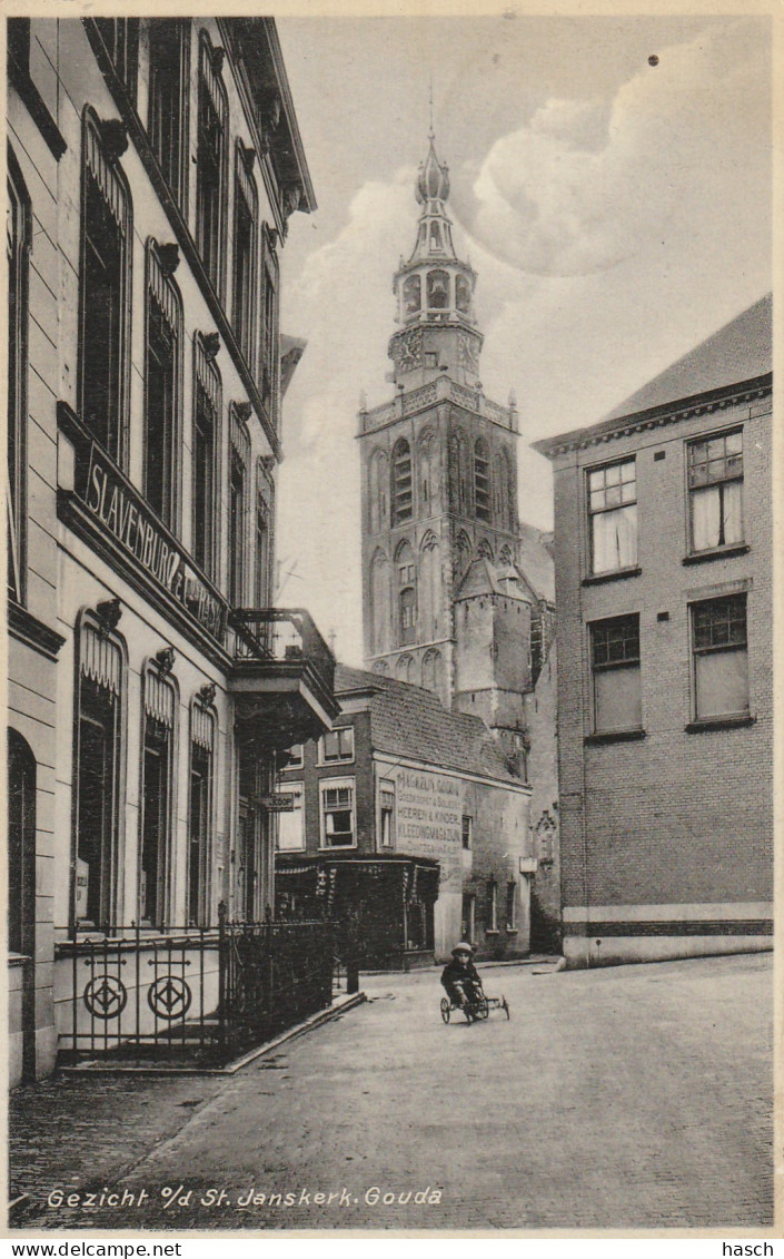 4893543Gouda, Gezicht Op De St. Janskerk. 1931.  - Gouda