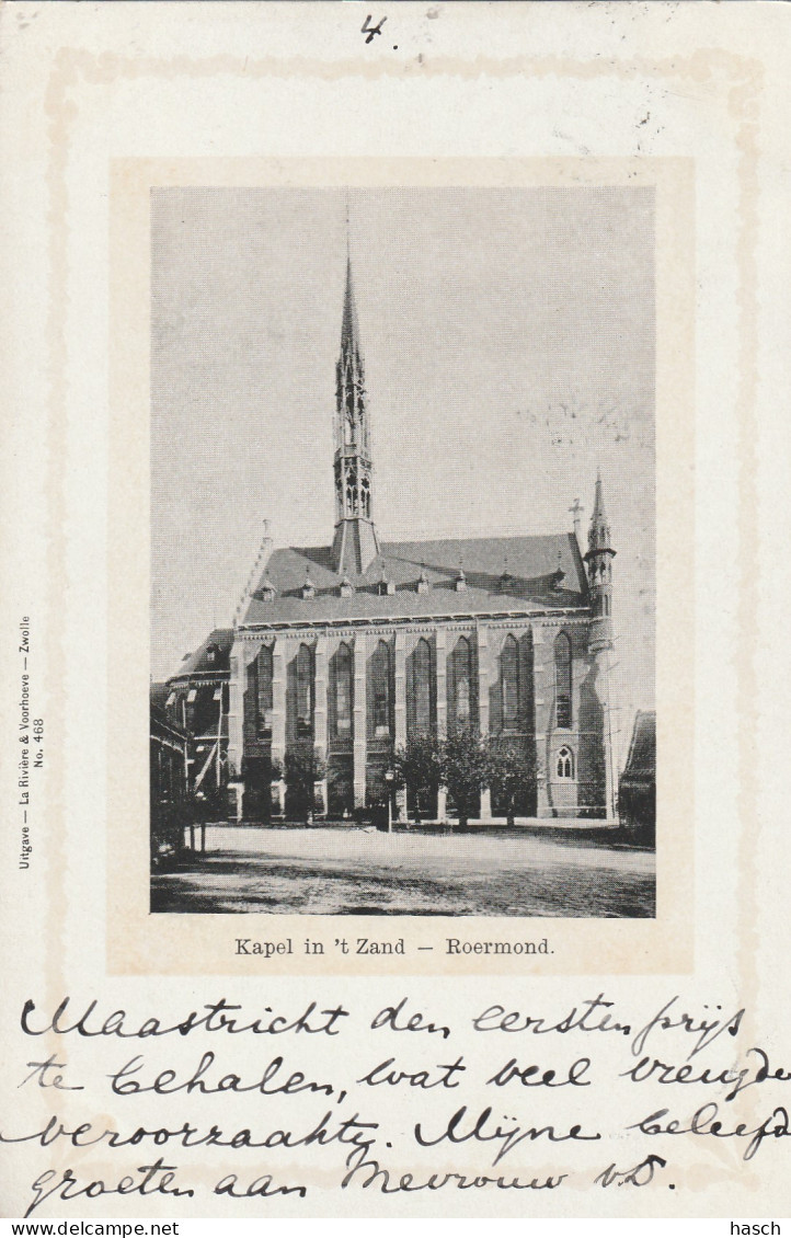 4893557Roermond, Kapel In 't Zand,. (Poststempel 1903)  - Roermond