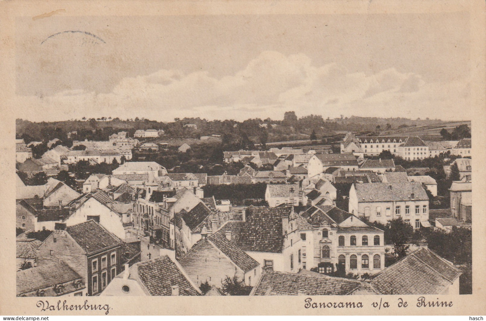 4893566Valkenberg, Panorama V/a De Ruine. 1917.  - Valkenburg