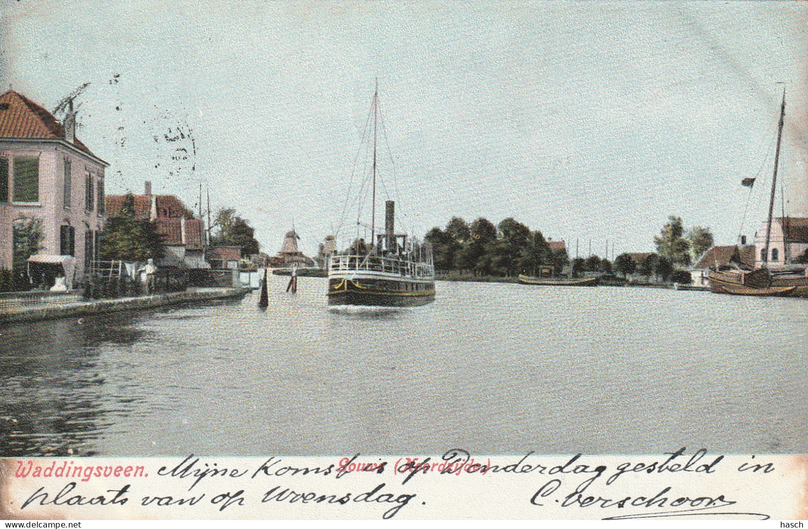 4893624Waddingsveen, Gouwe. 1906.  - Waddinxveen