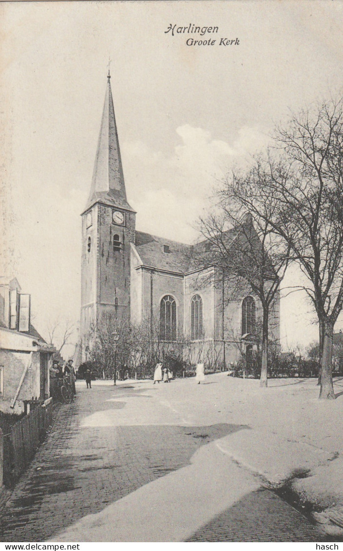 4893648Harlingen, Groote Kerk.   - Harlingen
