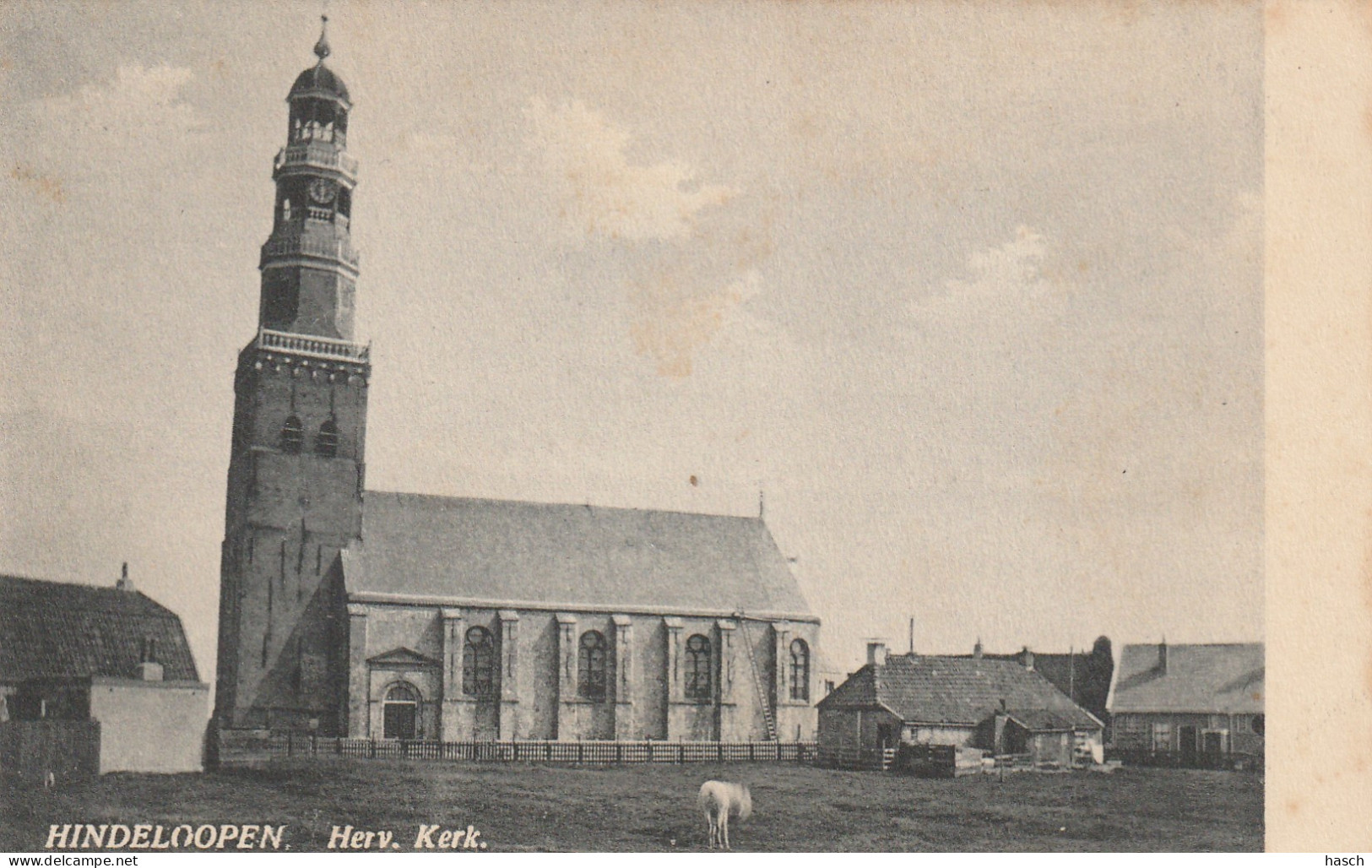 4893668Hindeloopen, Herv. Kerk.   - Hindeloopen