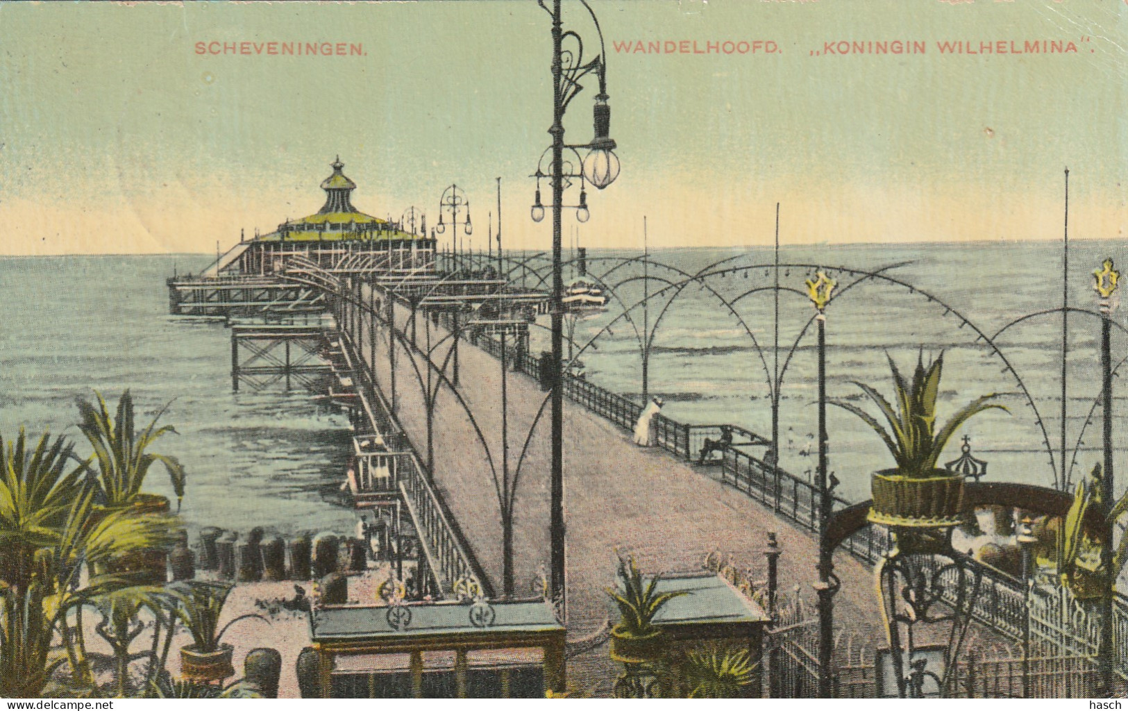 4893673Scheveningen, Wandelhoofd ,,Koningin Wilhelmina''.  - Scheveningen