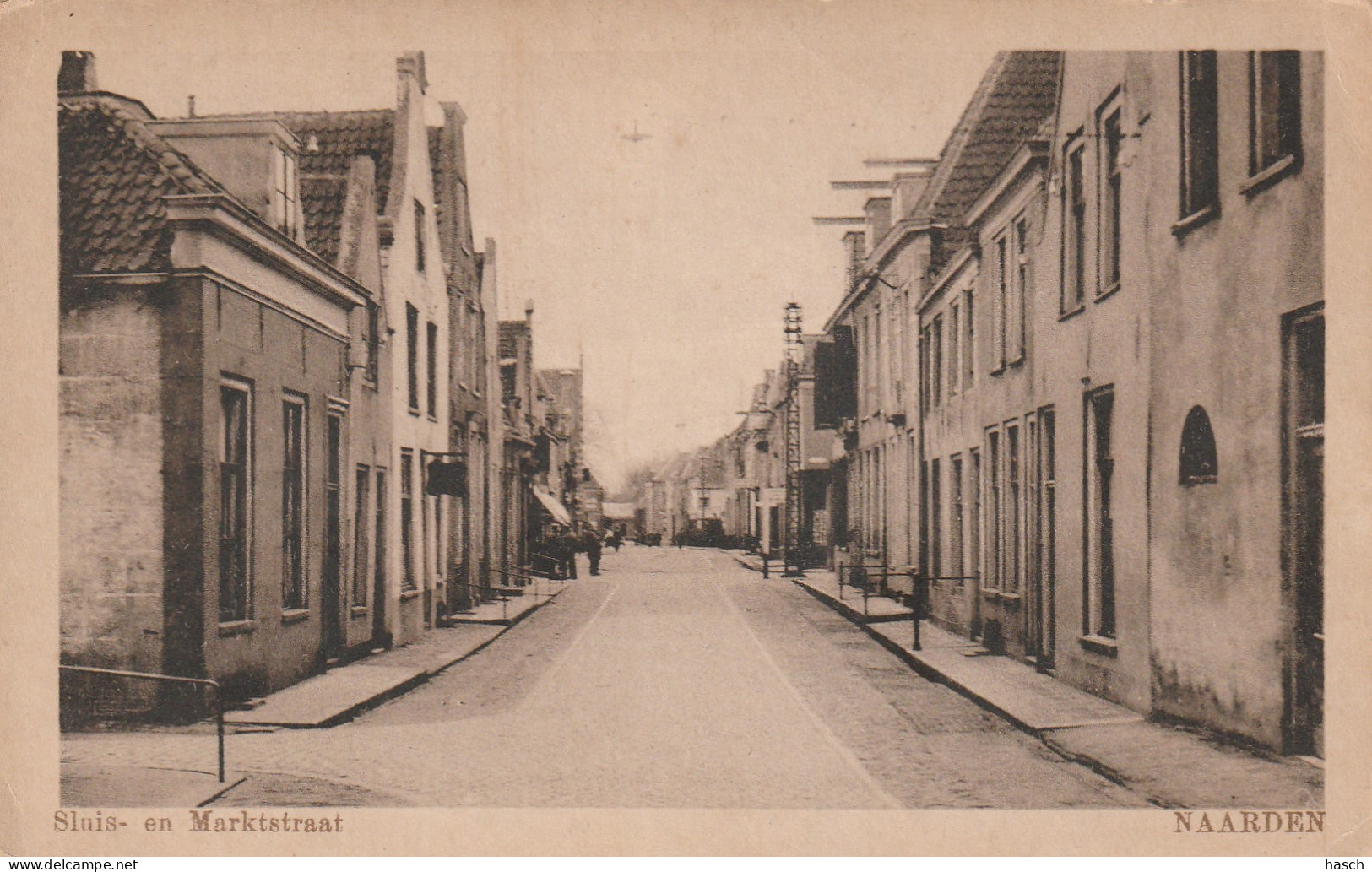 4893698Naarden, Sluis En Marktstraat. (Kleine Vouwen In De Hoeken)  - Naarden