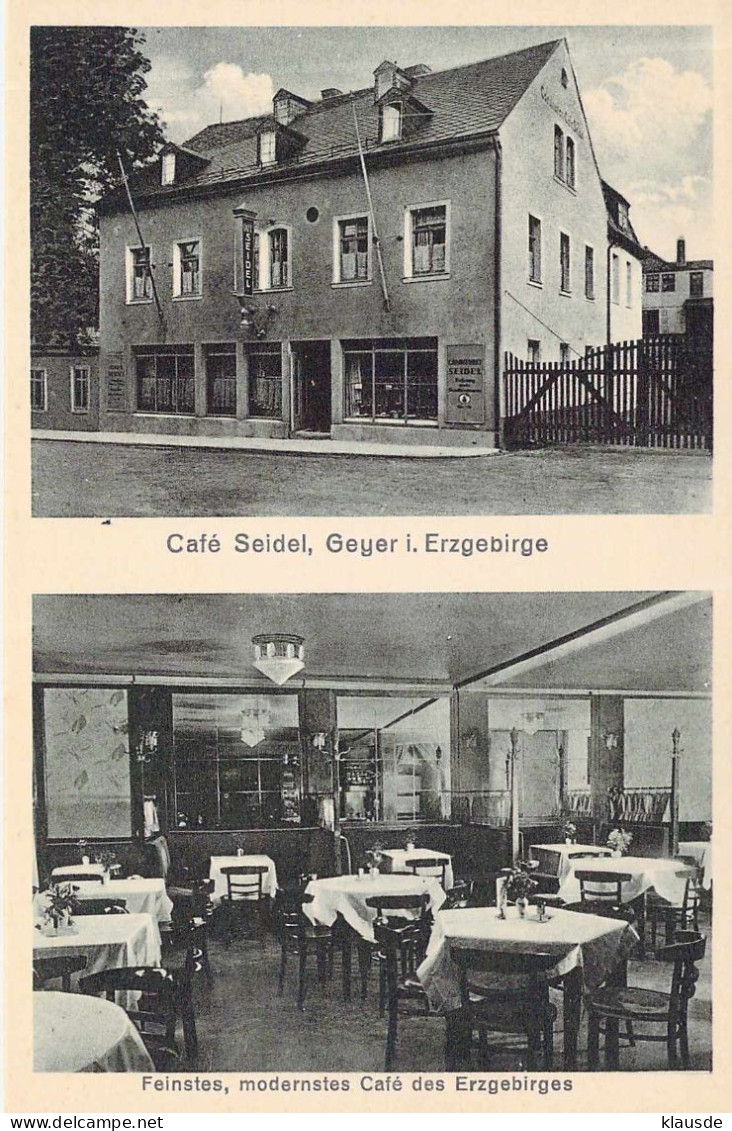 Geyer I.Erzgebirge - Cafe Seidel - Mehrbild - Geyer