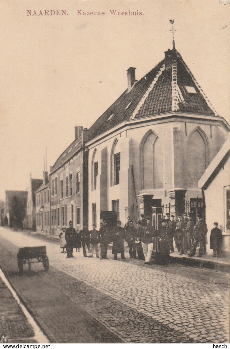 489233Naarden, Kazerne Weeshuis. (Poststempel 1914)  - Naarden