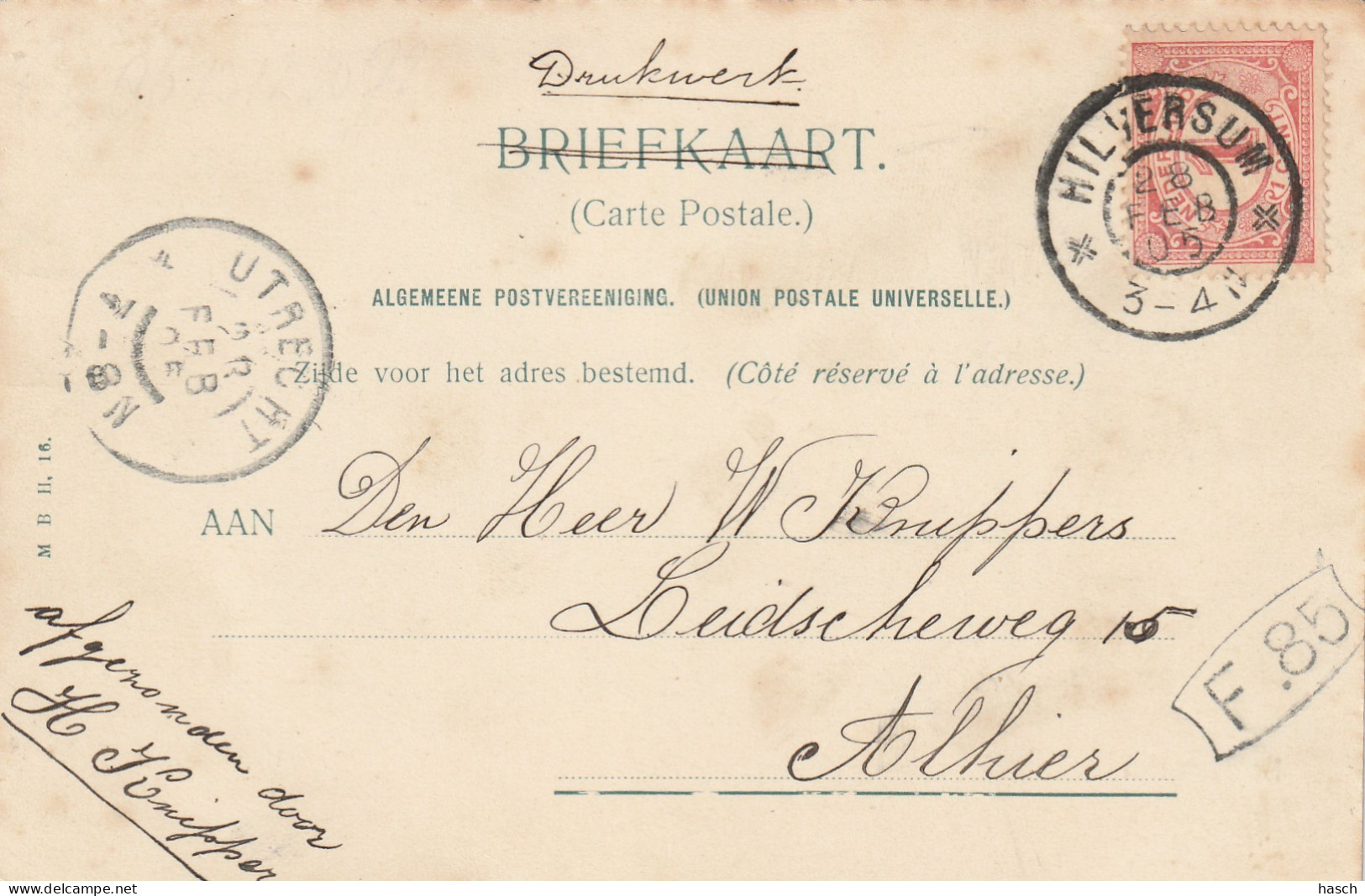 489253Hilversum,  Haven. (Poststempel 1905)  - Hilversum