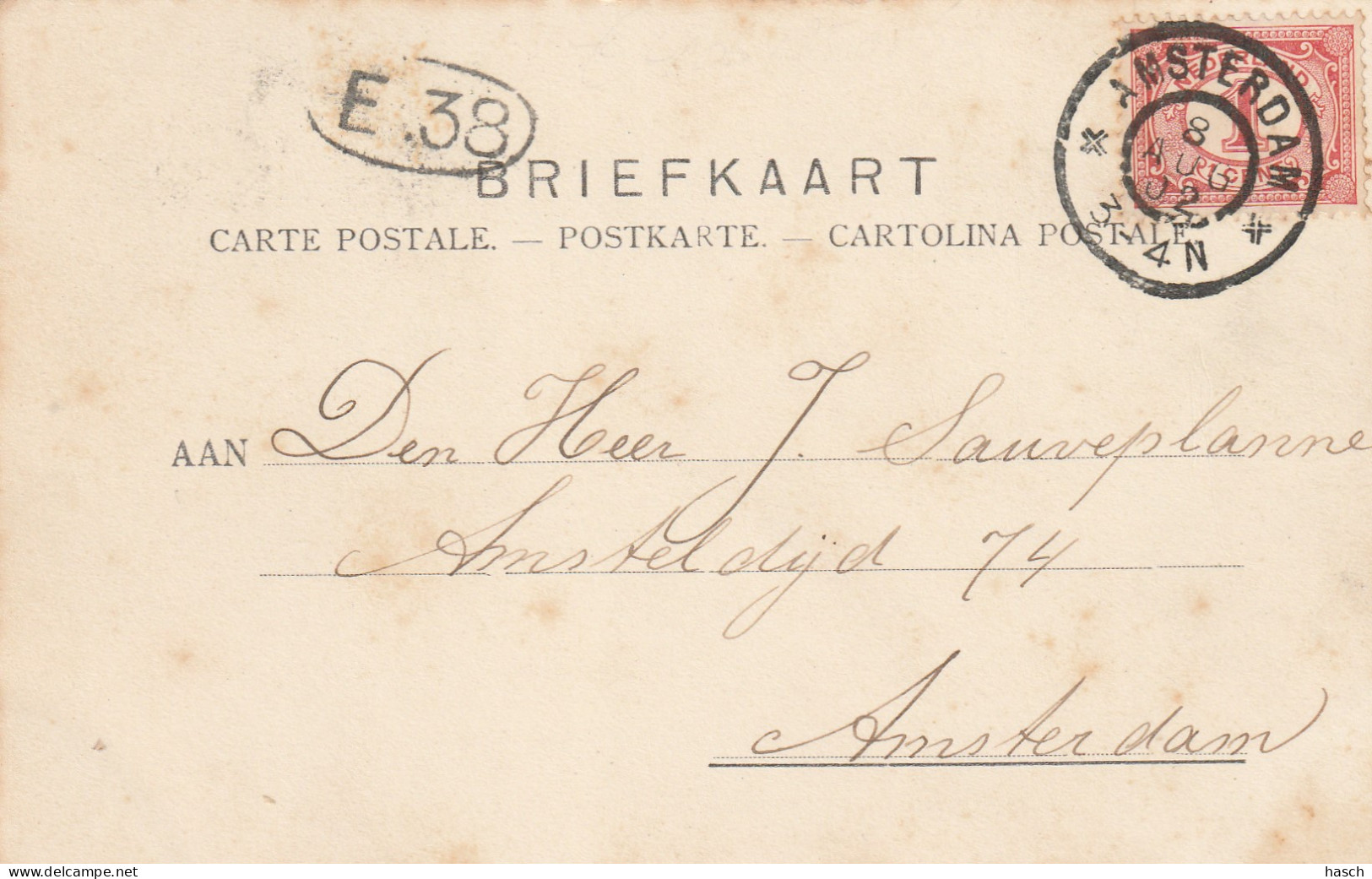 4892118Volendam, De Jongens. (Poststempel 1902)  - Volendam