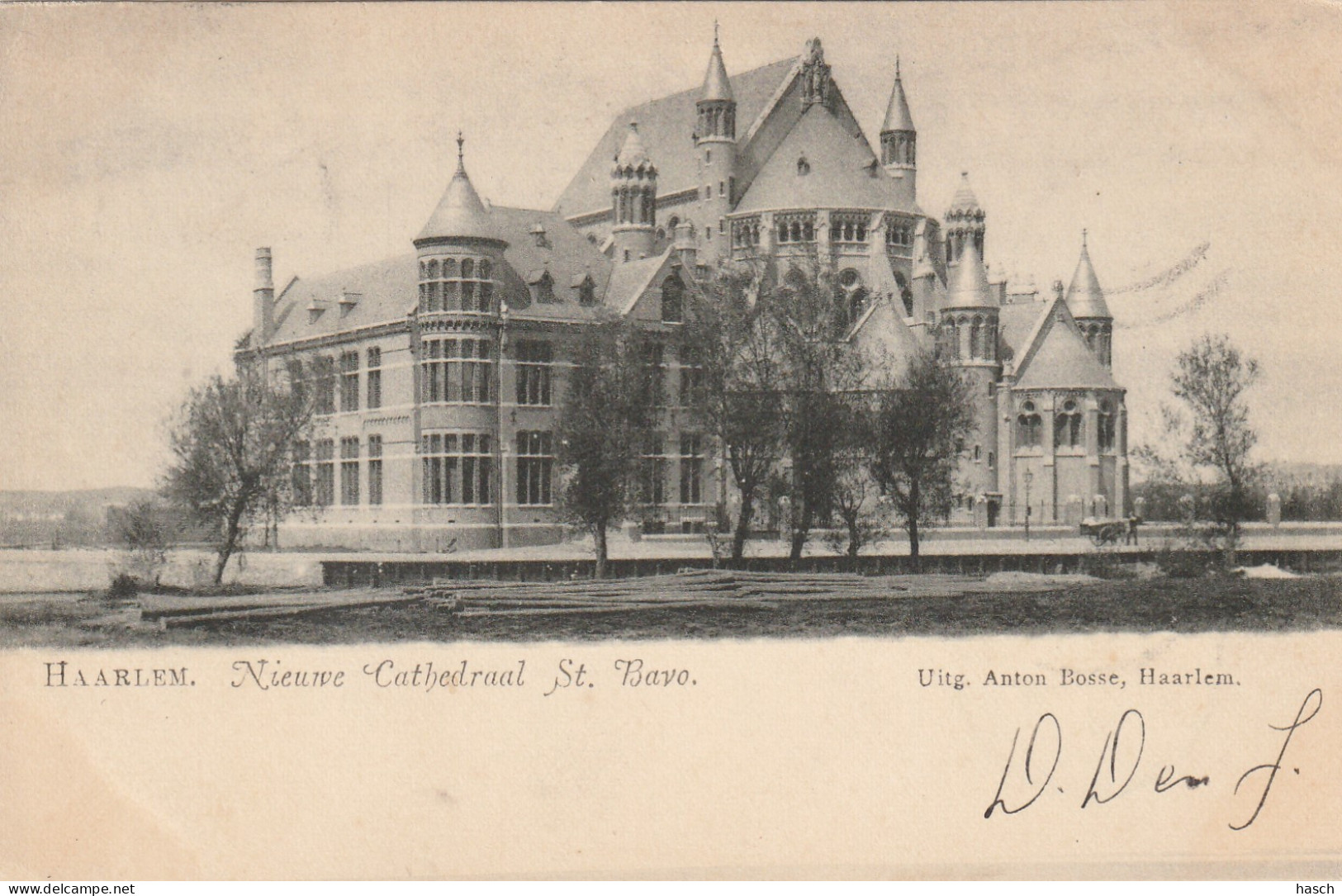 4892191Haarlem, Nieuwe Cathedraal St, Bavo. 1900.   - Haarlem