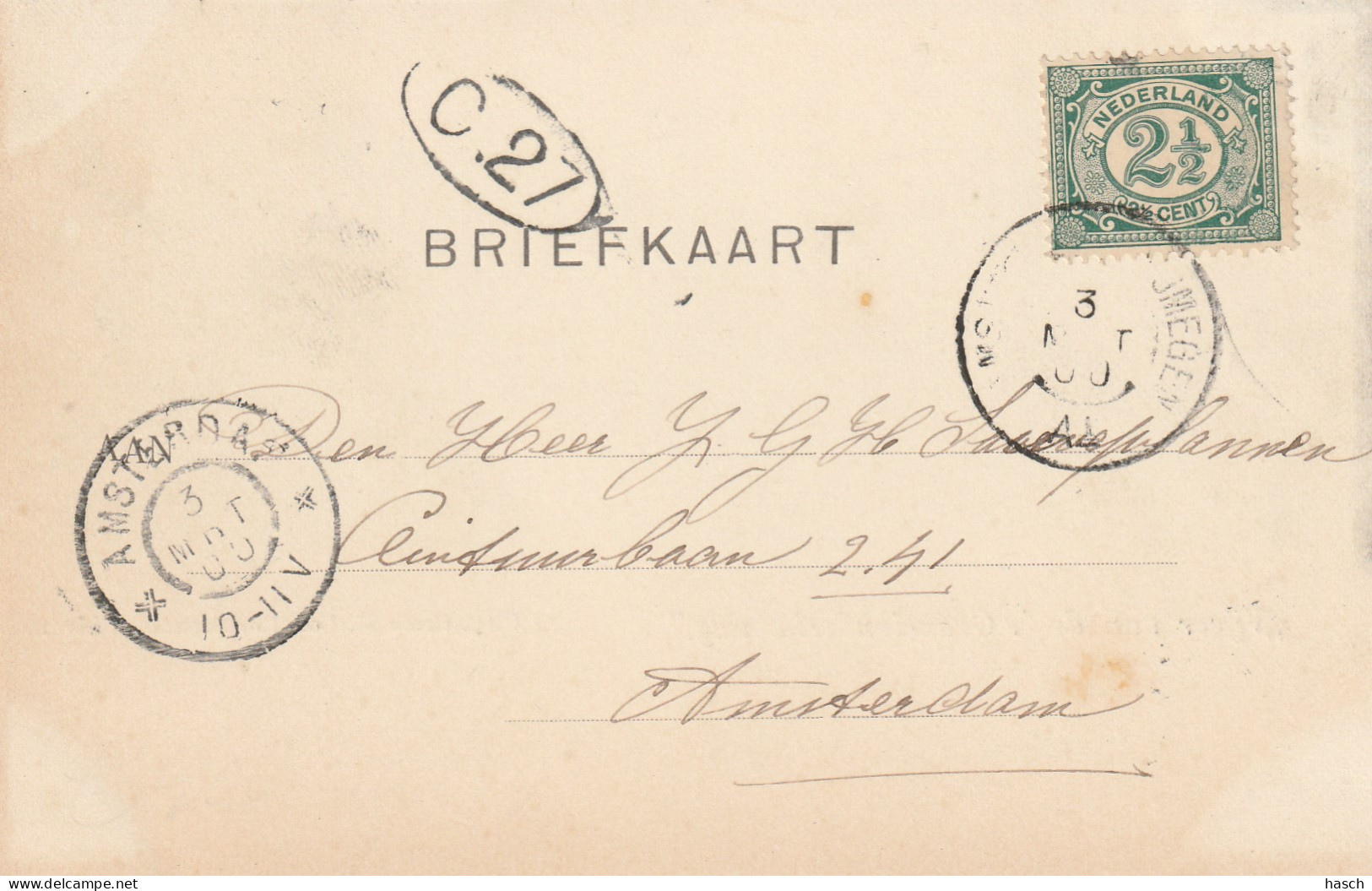 4892211Bussum, Vijver Aan De 's Gravelandsche Weg. (Poststempel 1900)  - Bussum