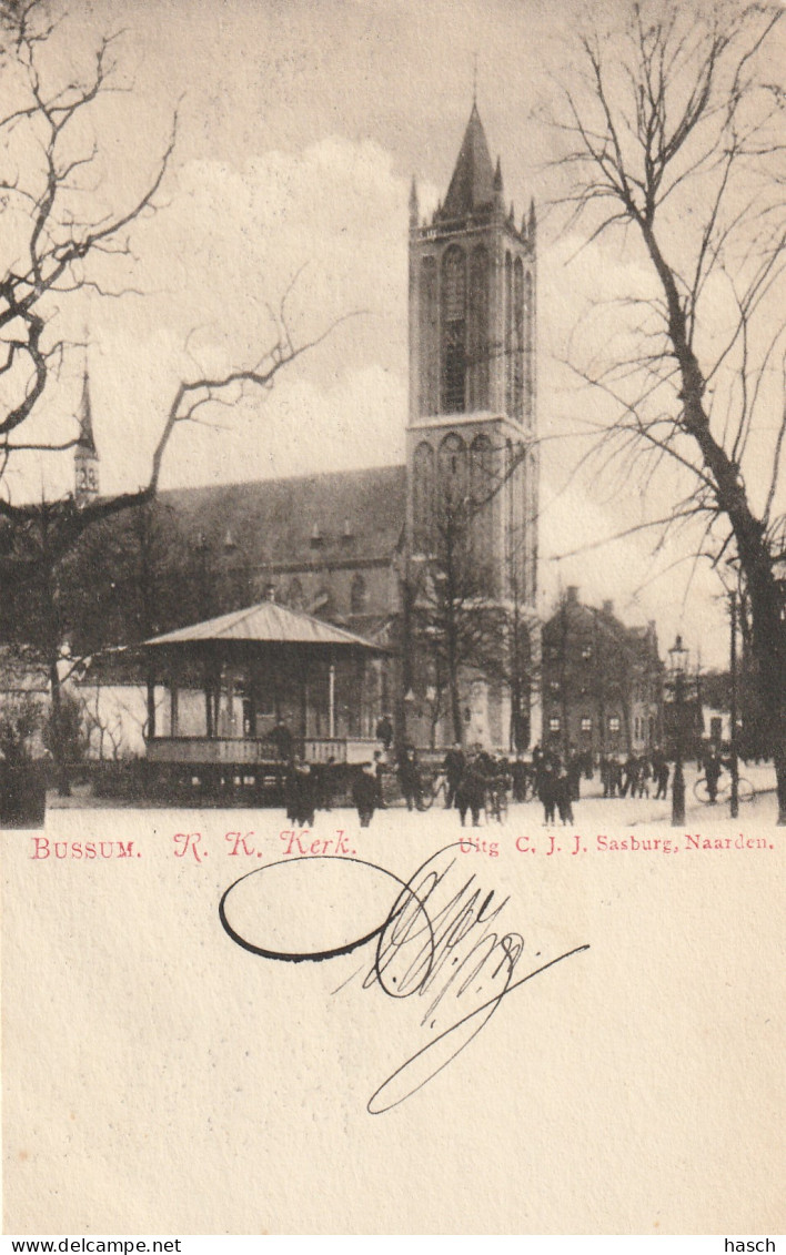 4892212Bussum, R. K. Kerk. Rond 1900.  - Bussum