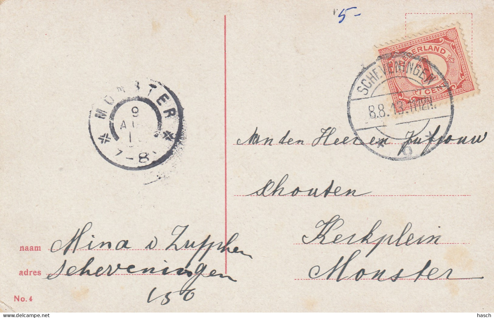 4892234Marken, (Poststempel 1913) (Zie Randen)  - Marken