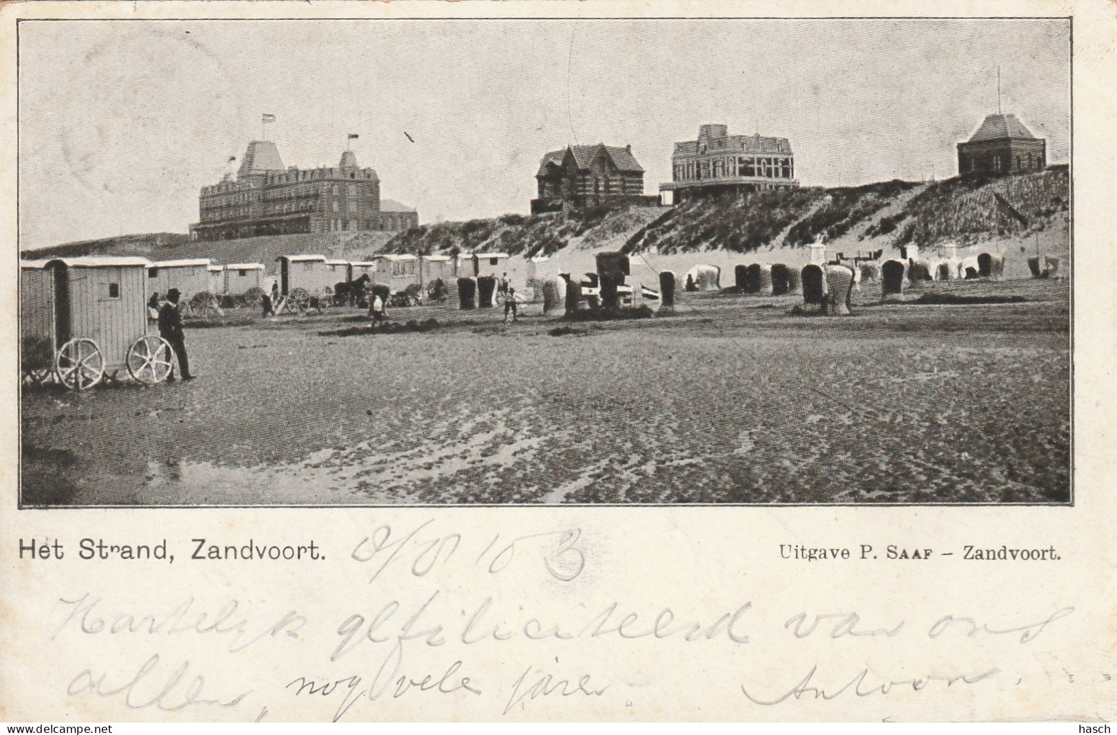 4892254Zandvoort, Het Strand. 1903.  - Zandvoort