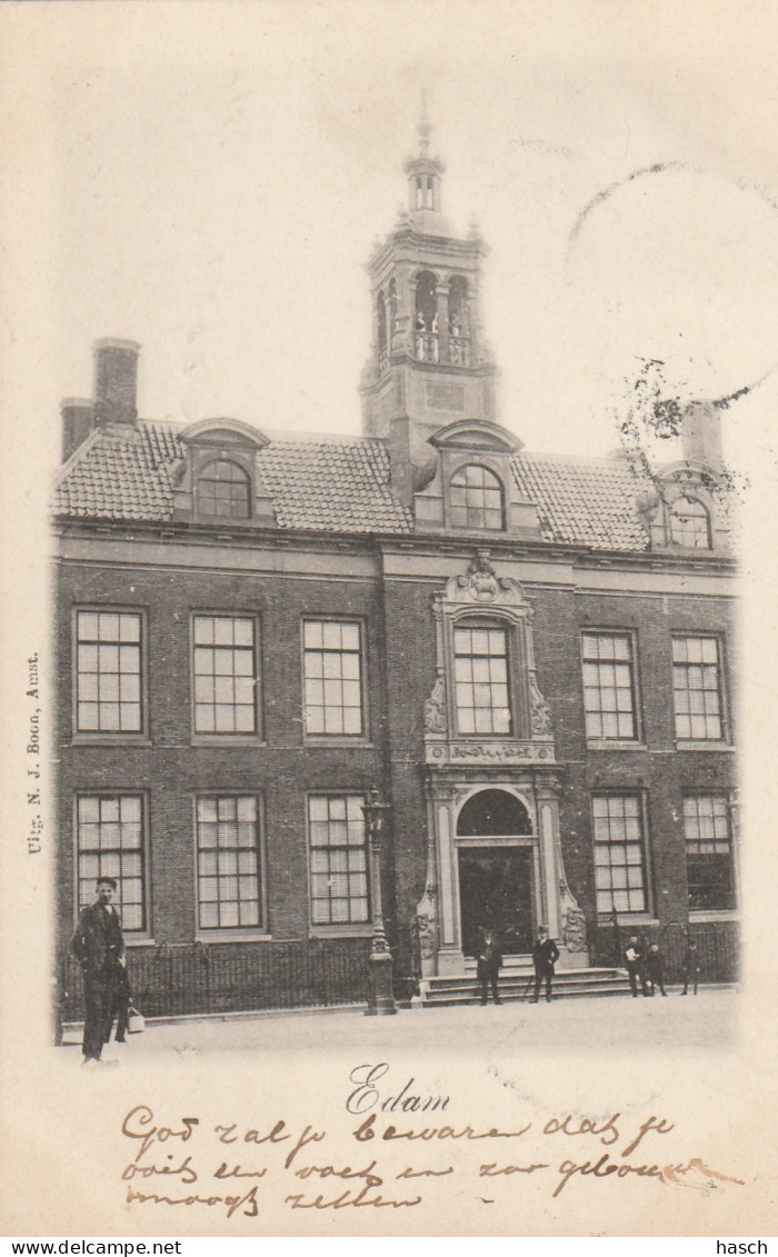 4892262Edam, Museum. (Poststempel 1900)  - Edam