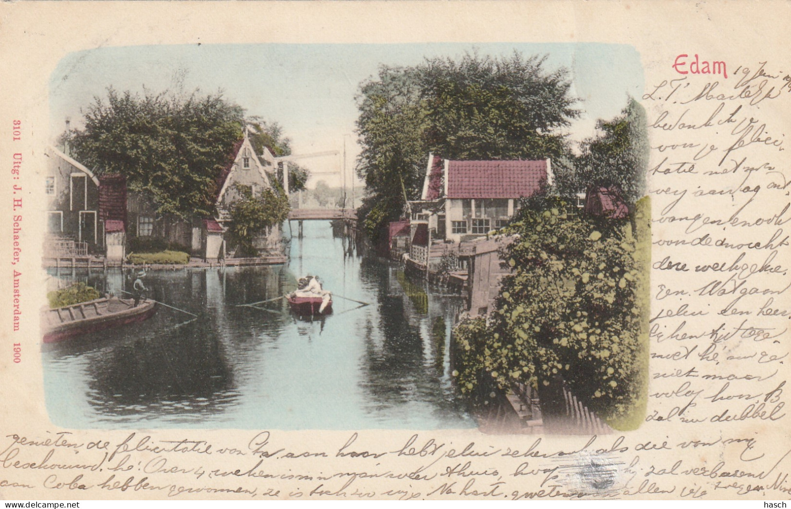 4892264Edam, Schilderachtig Plekje  1901.   - Edam