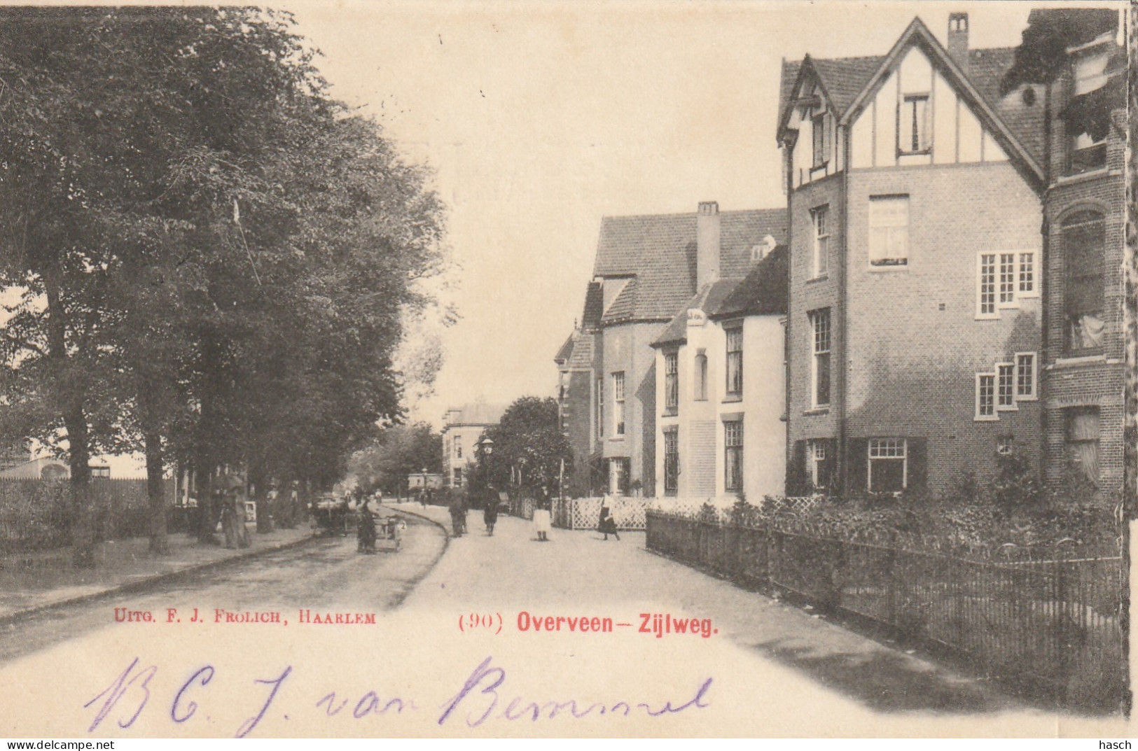 4892268Overveen, Zijlweg. (Poststempel 1901)  - Sonstige & Ohne Zuordnung