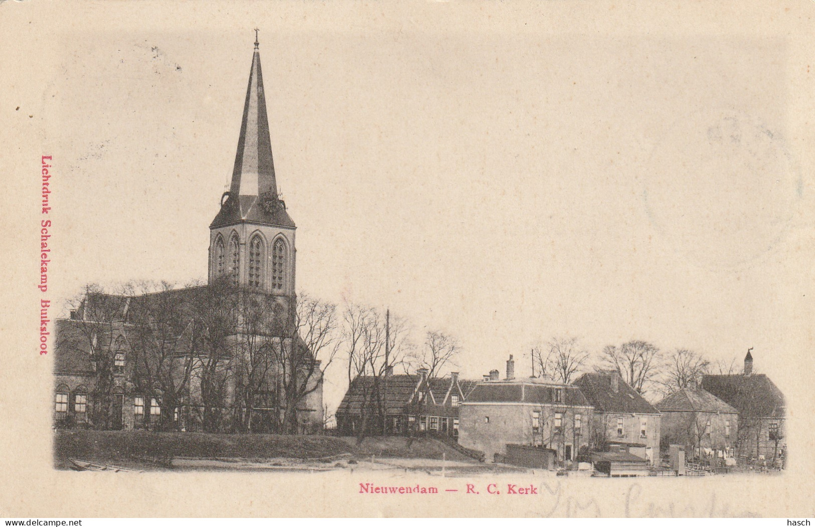 4892270Nieuwendam, R. C. Kerk. (Poststempel 1902)  - Sonstige & Ohne Zuordnung