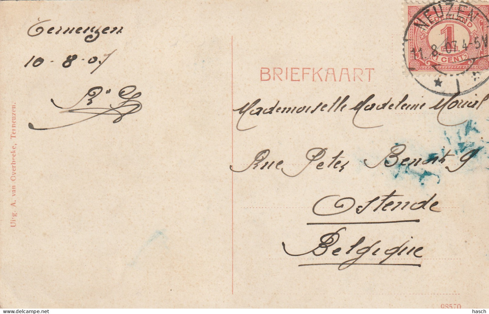 4892301Zeeland, Boerenjongens (Oostelijk Zeeuwsch Vlaanderen) 1907.  - Sonstige & Ohne Zuordnung