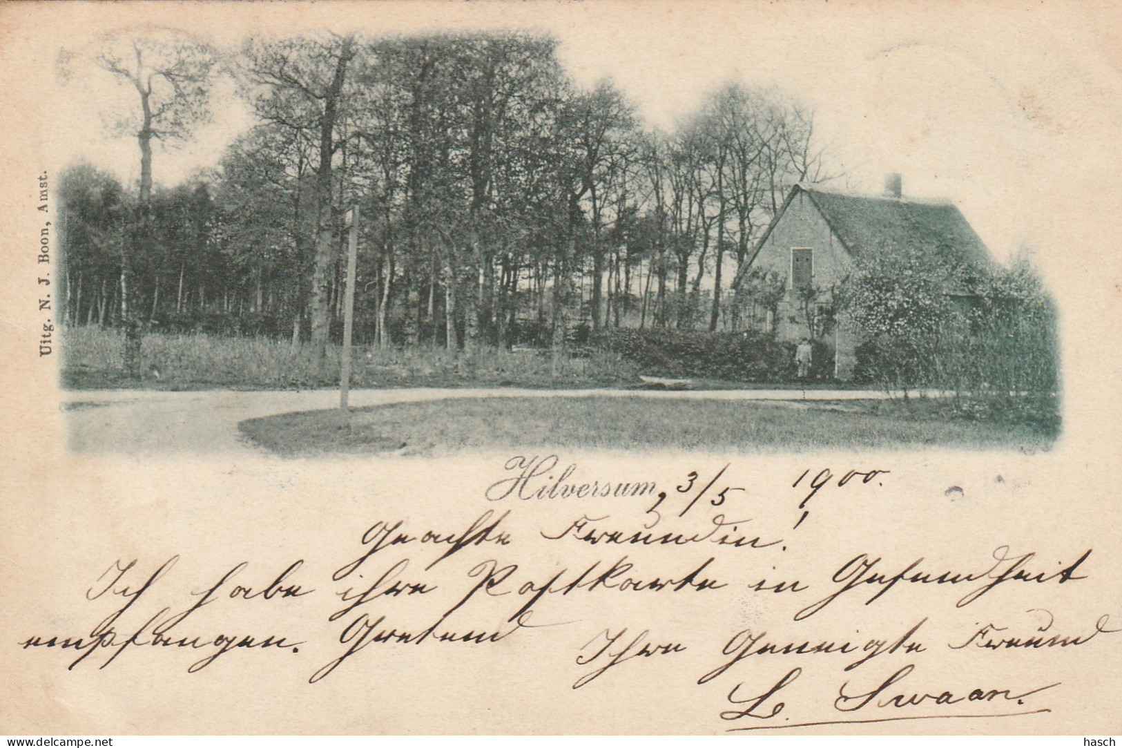 4892327Hilversum, Ergens In Hilversum, 1900.  - Hilversum