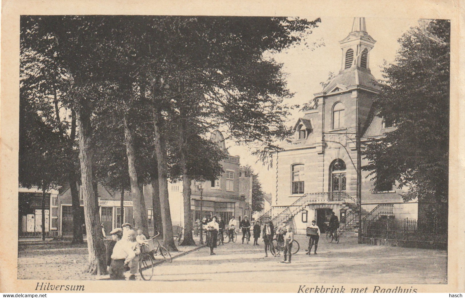 4892330Hilversum, Kerkbrink Met Raadhuis.   - Hilversum