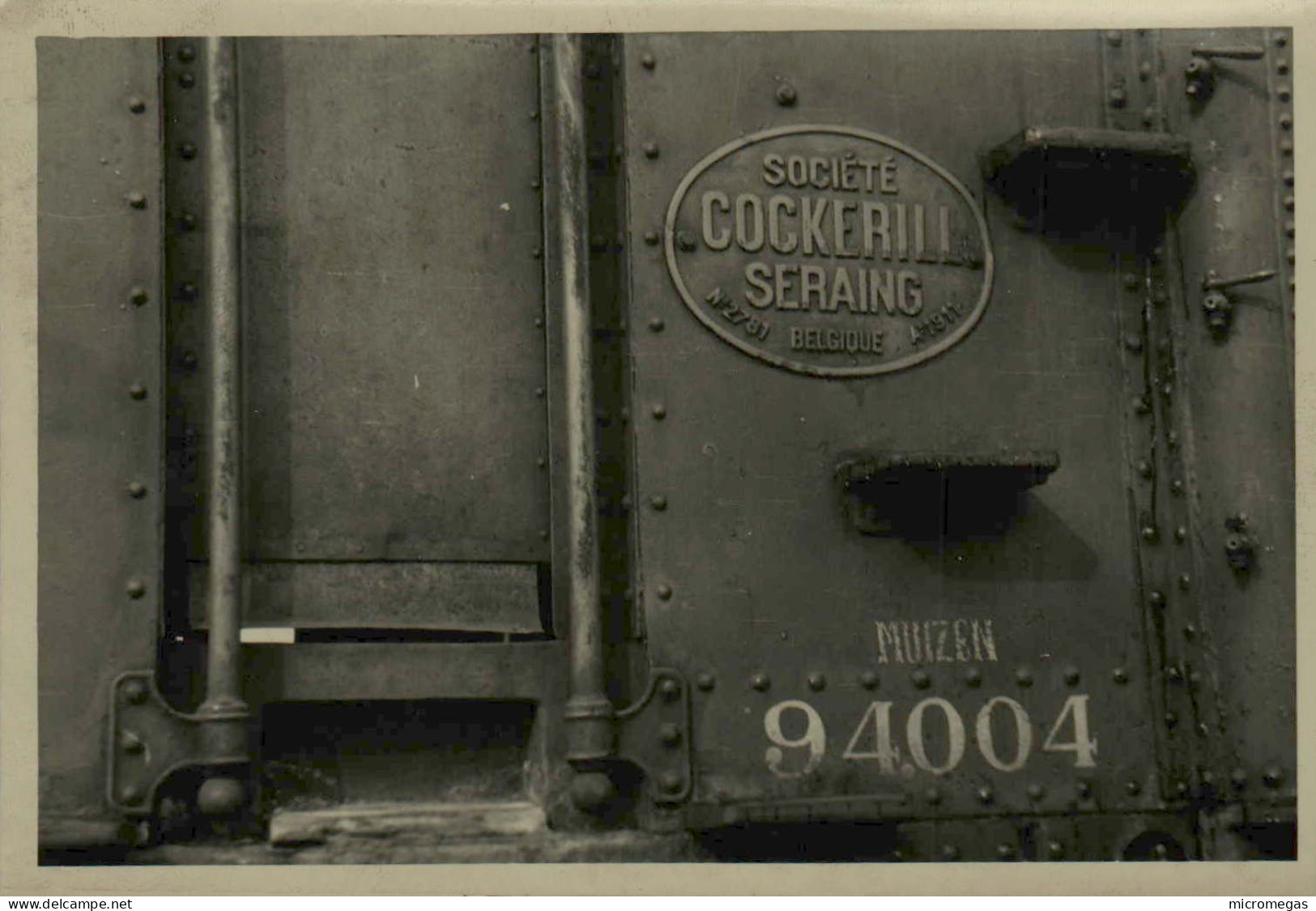 Reproduction - Société Cockerill - Seraing - Belgique - Muizen 94-004 - Trains