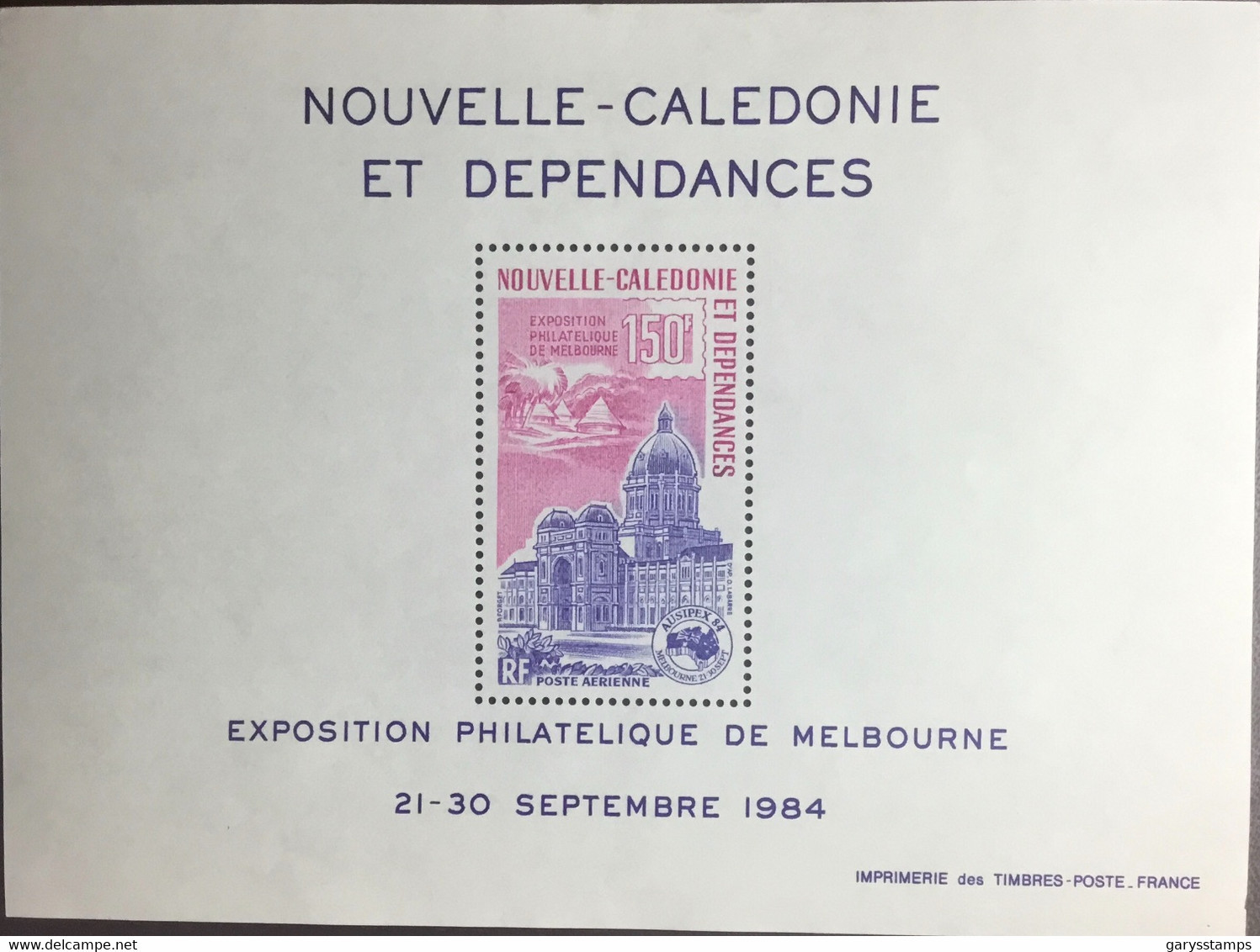 New Caledonia 1984 Ausipex Minisheet MNH - Nuovi