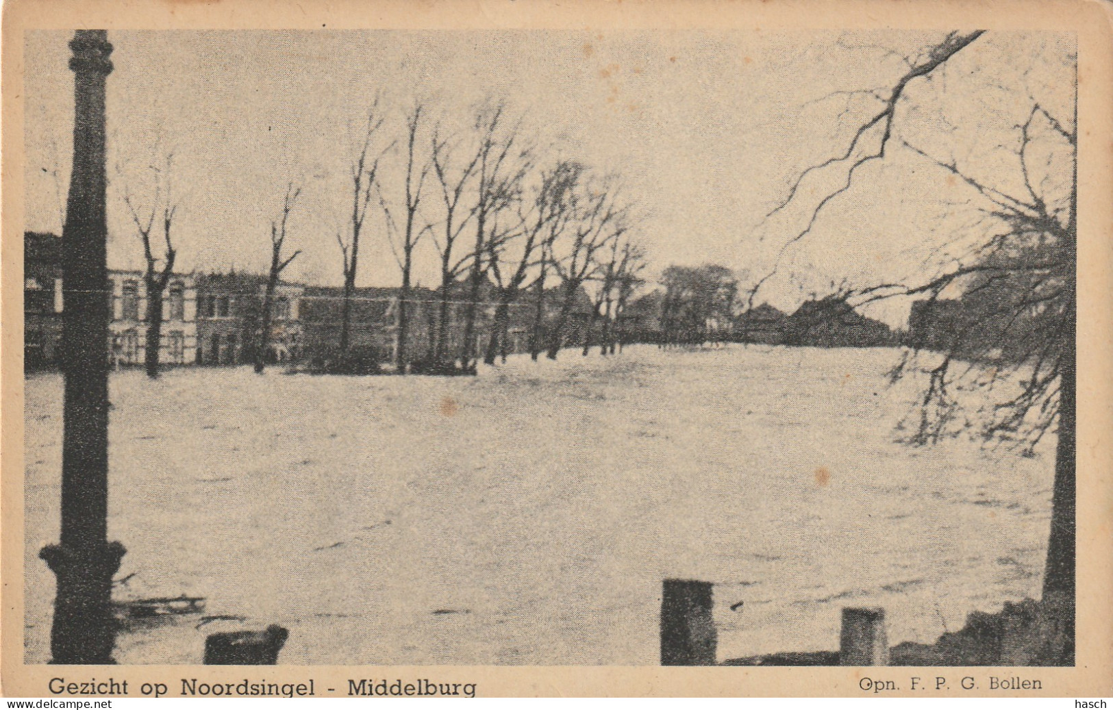 489725Middelburg, Gezicht Op Noordsingel.   - Middelburg