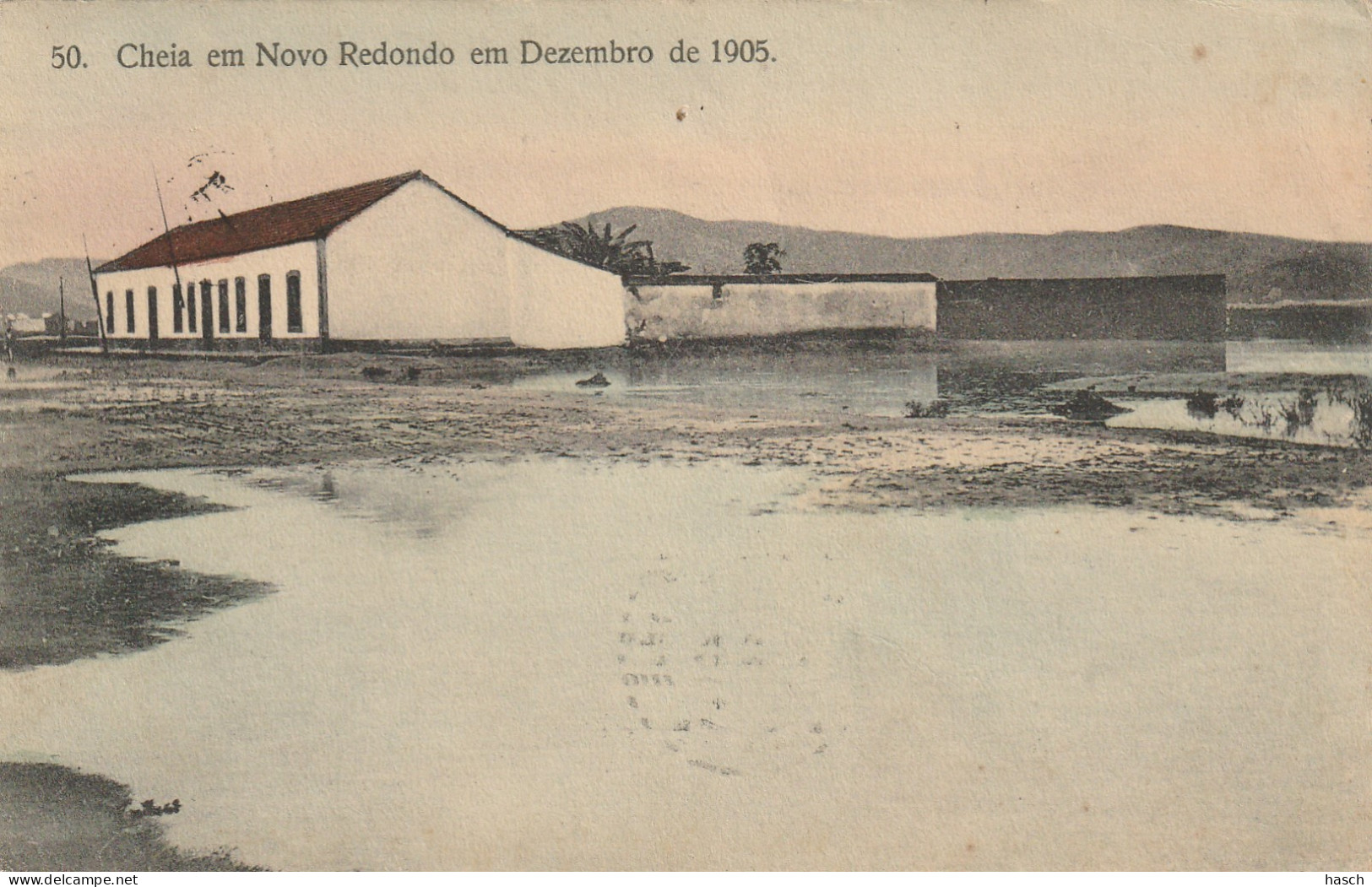 489765Cheia Em Novo Redondo Em Dezembro De 1905. 1907.  - Angola