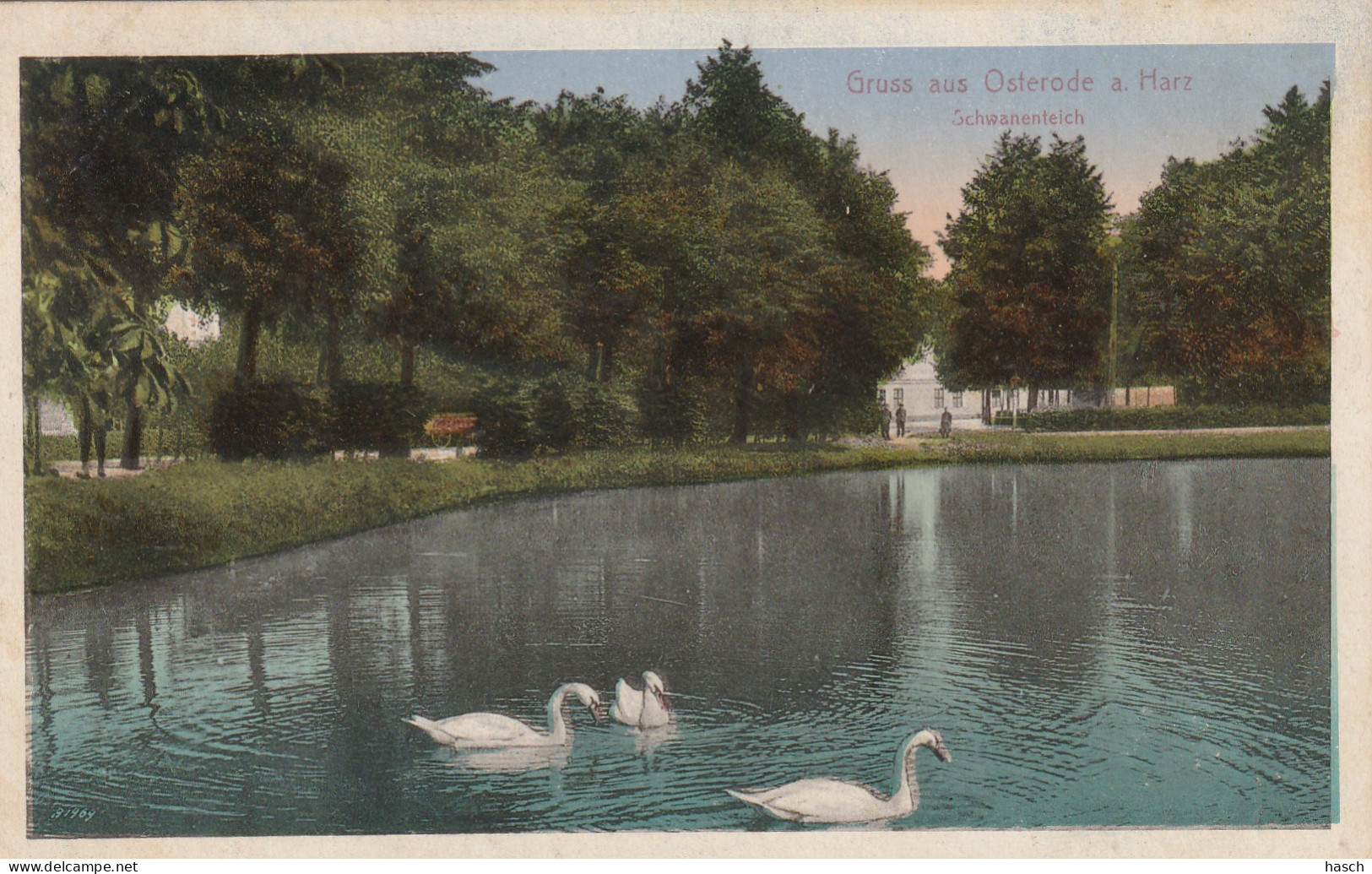 4897170Osterode, Schwanenteich. 1910.  - Osterode