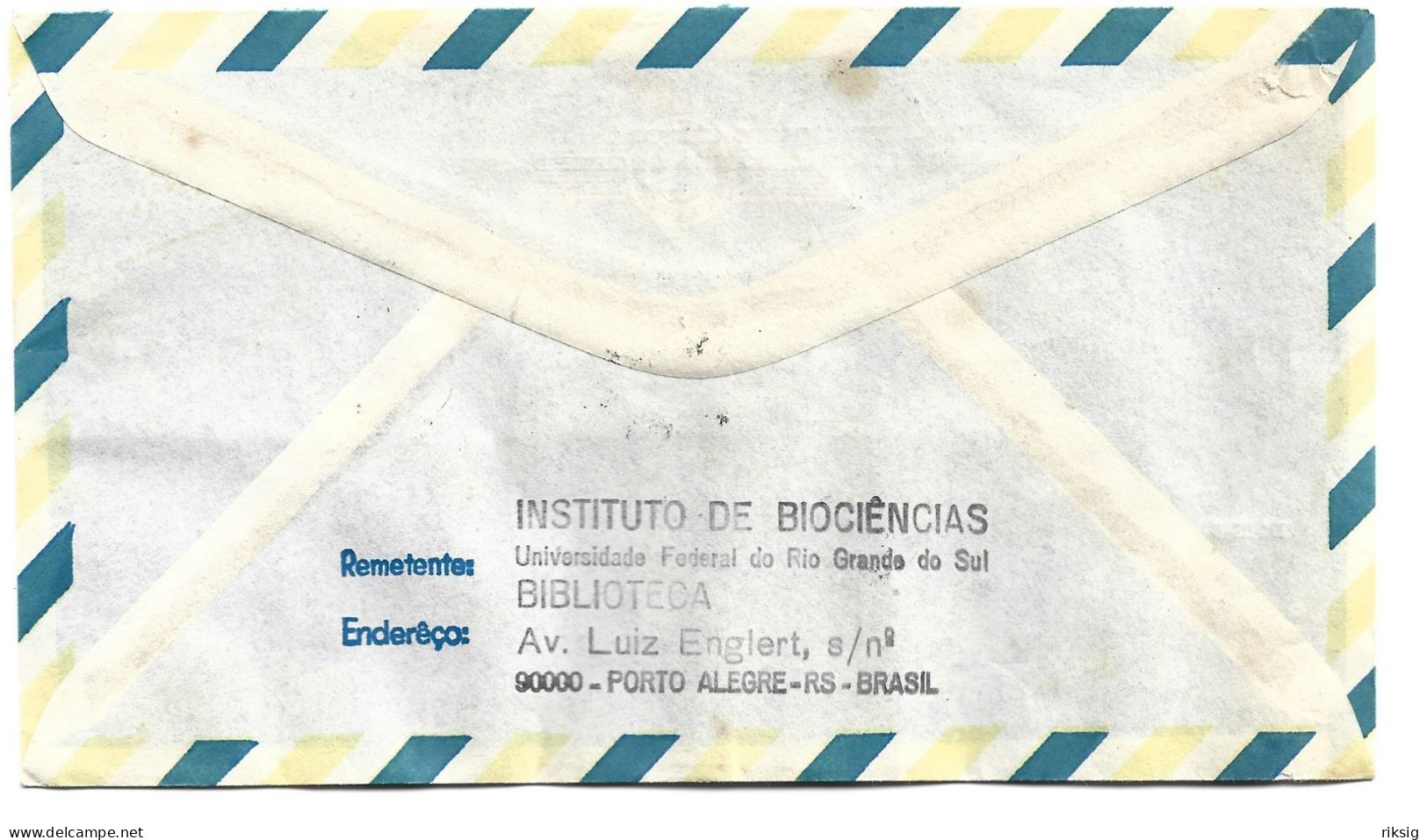 Brazil - Airmail. Letter Sent To Sweden 1974.  H-946 - Aéreo