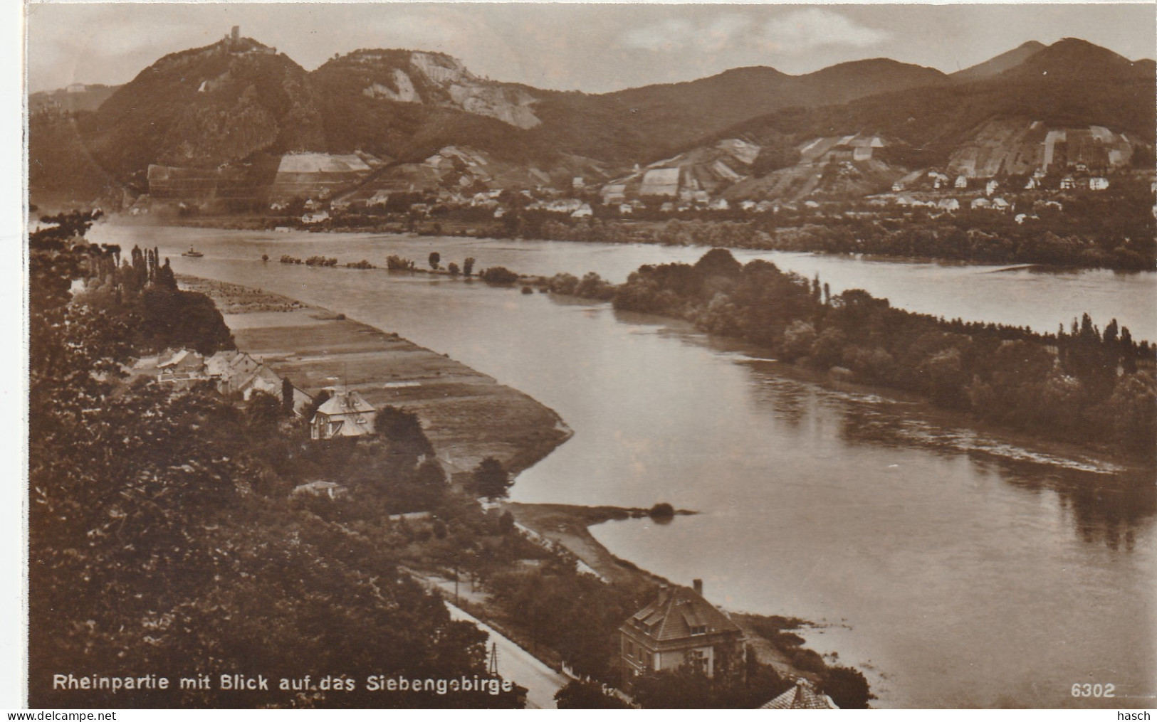 4897 267 Remagen, Rheinpartie Mit Blick Auf Das Siebengebirge. 1928.   - Remagen