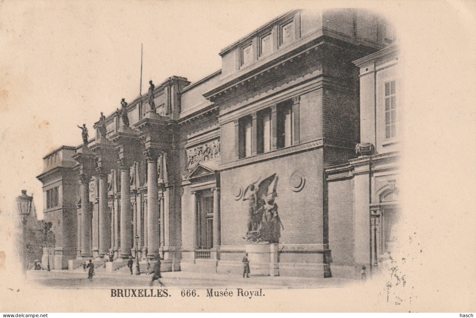 4897 275 Bruxelles, Musée Royal. 1900. (Voir Coins)  - Musei