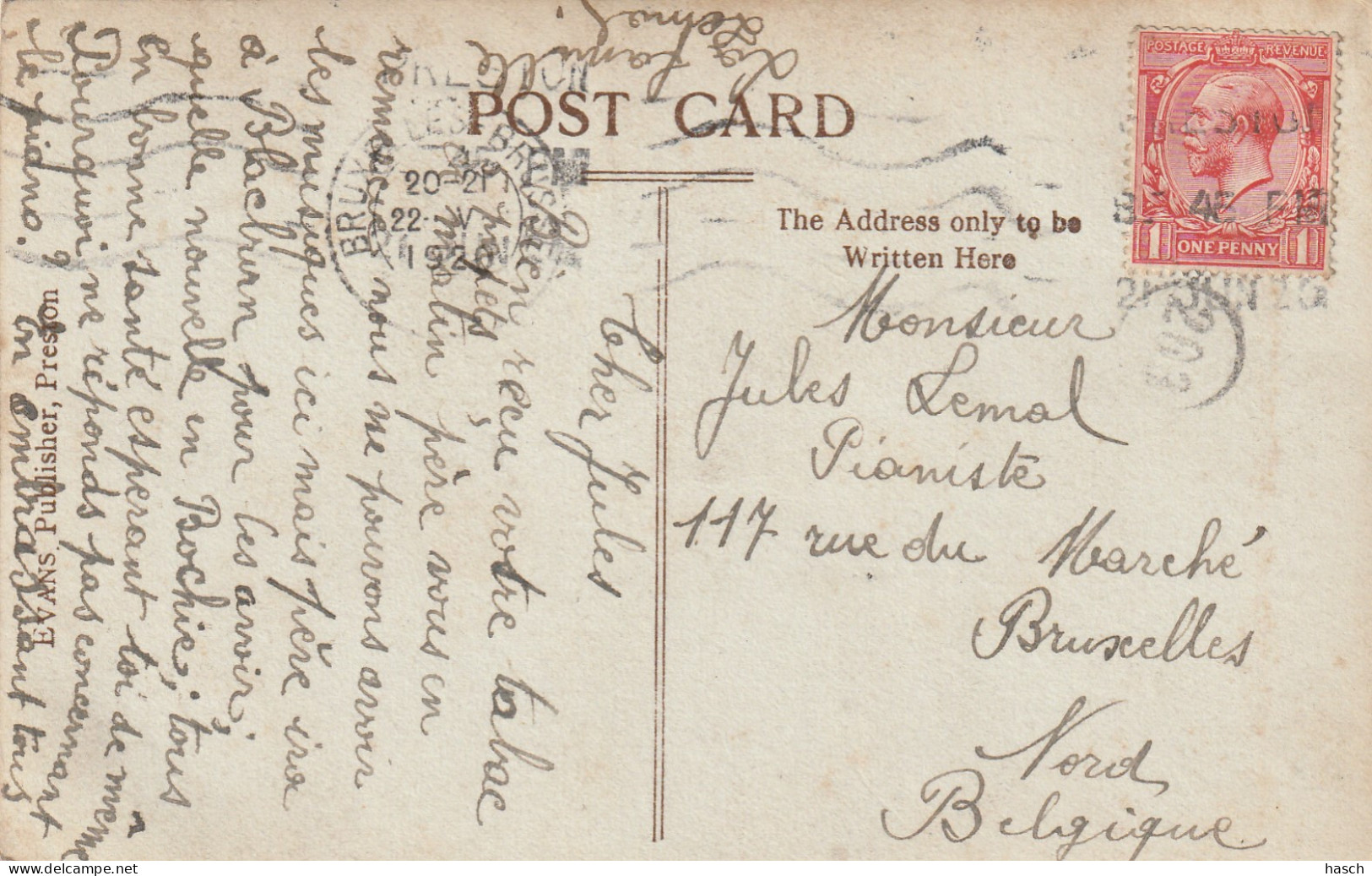 4899 41 Preston, Cemetery Gates. 1920. (photo Card With Silver Gloss)  - Sonstige & Ohne Zuordnung