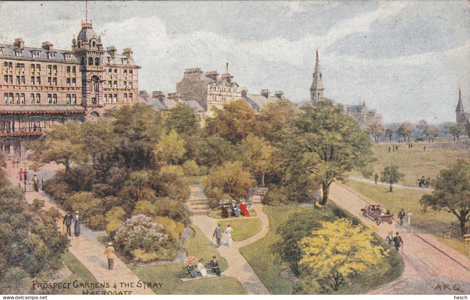 4899 62 Harrogate, Prospect Garden & The Stray. 1924.  - Harrogate