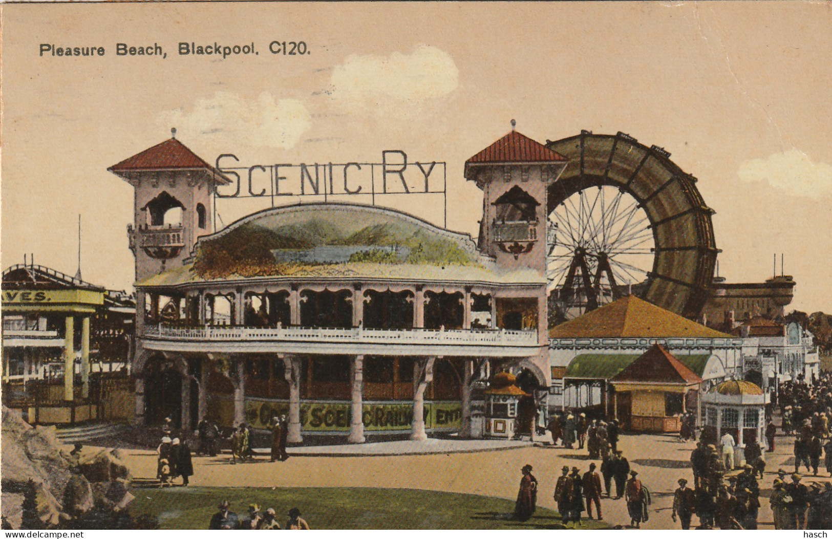 4899 65 Blackpool, Pleasure Beach. 1925. (at The Top Right A Fold)  - Blackpool