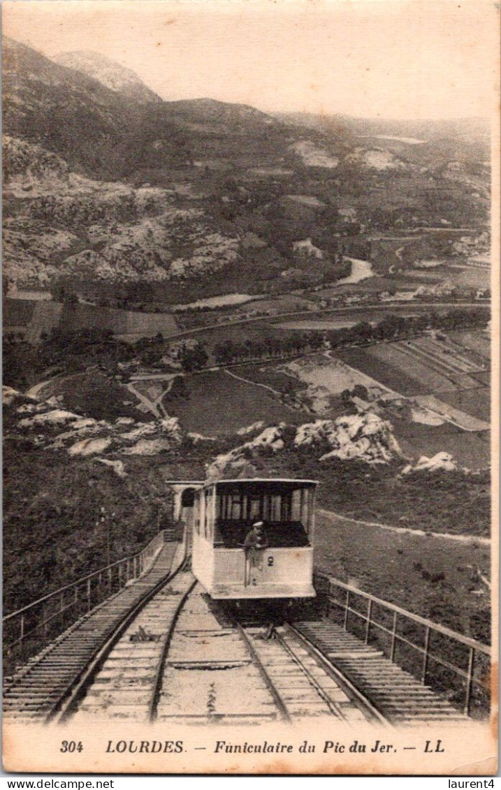 19-3-2024 (3 Y 29) VERY OLD - FRANCE  - LOURDES (funiculaire) - Funicular Railway