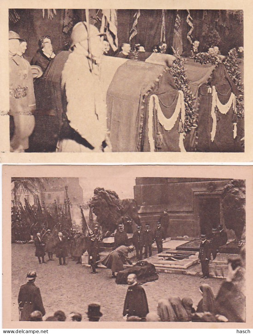 482526Le Soldat Inconnu, Cérémonie Du 11 Novembre 1922. (4 Cartes)(voir Coins, Voir Des Bords) - Cimetières Militaires