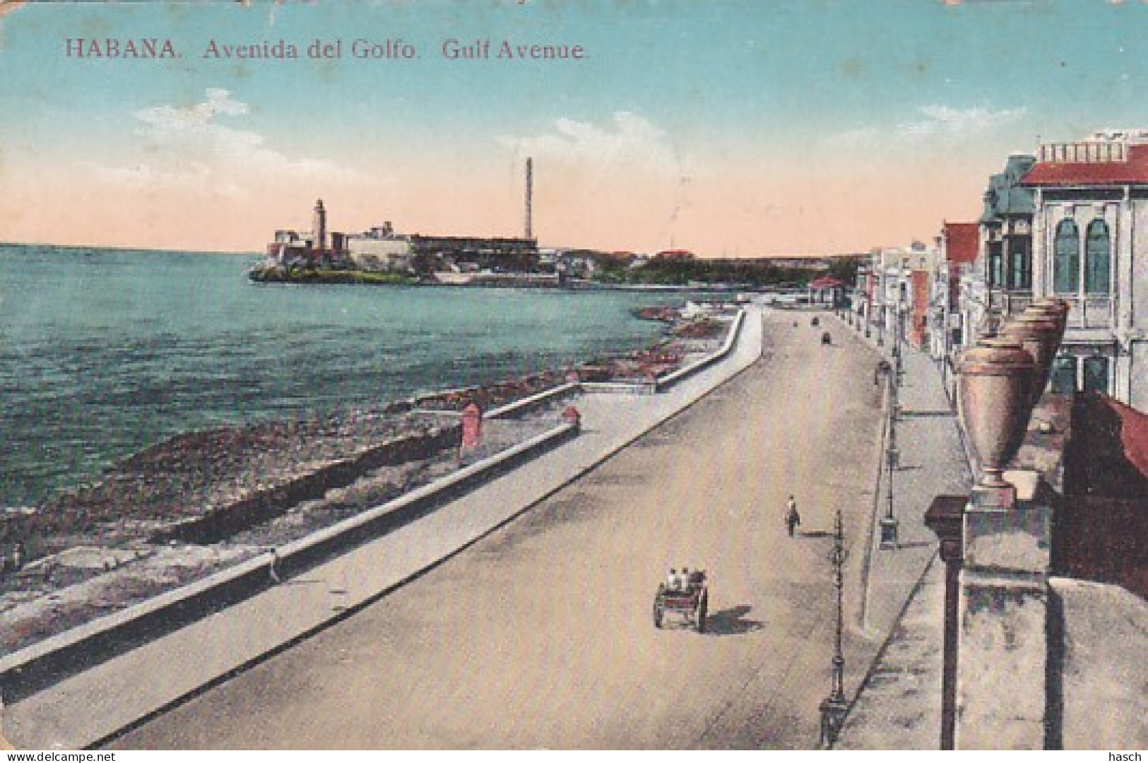 4825103Habana, Avenida Del Golfo Gulf Avenue. 1913.(see Corners, See Sides) - Cuba