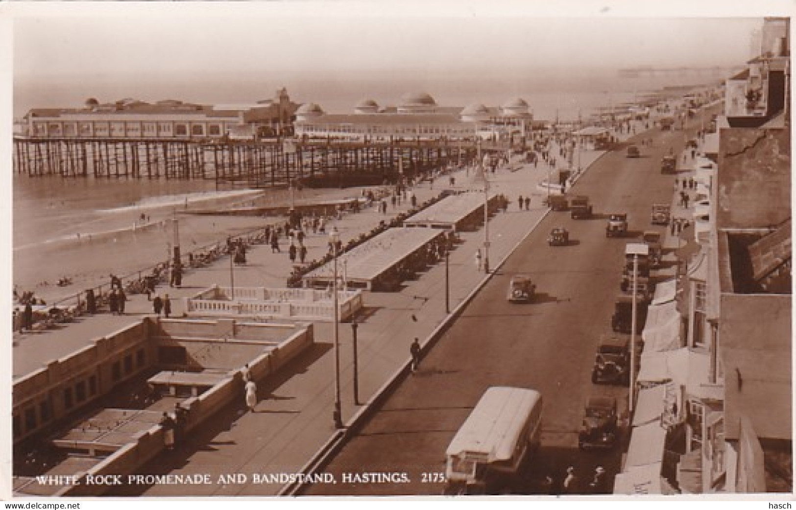 4825276Hastings, White Rock Promenade And Bandstand. (see Corners) - Hastings