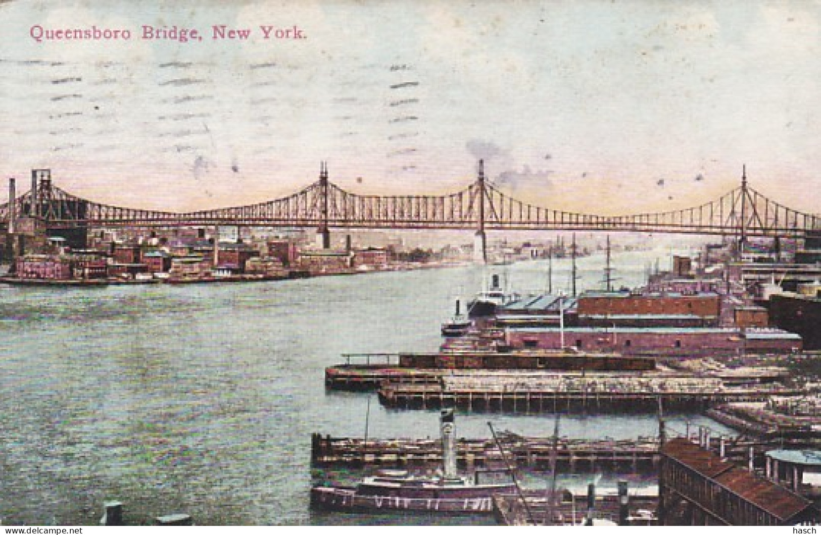 4825304New York, Queensboro Bridge. 1911. (see Corners) - Ponts & Tunnels