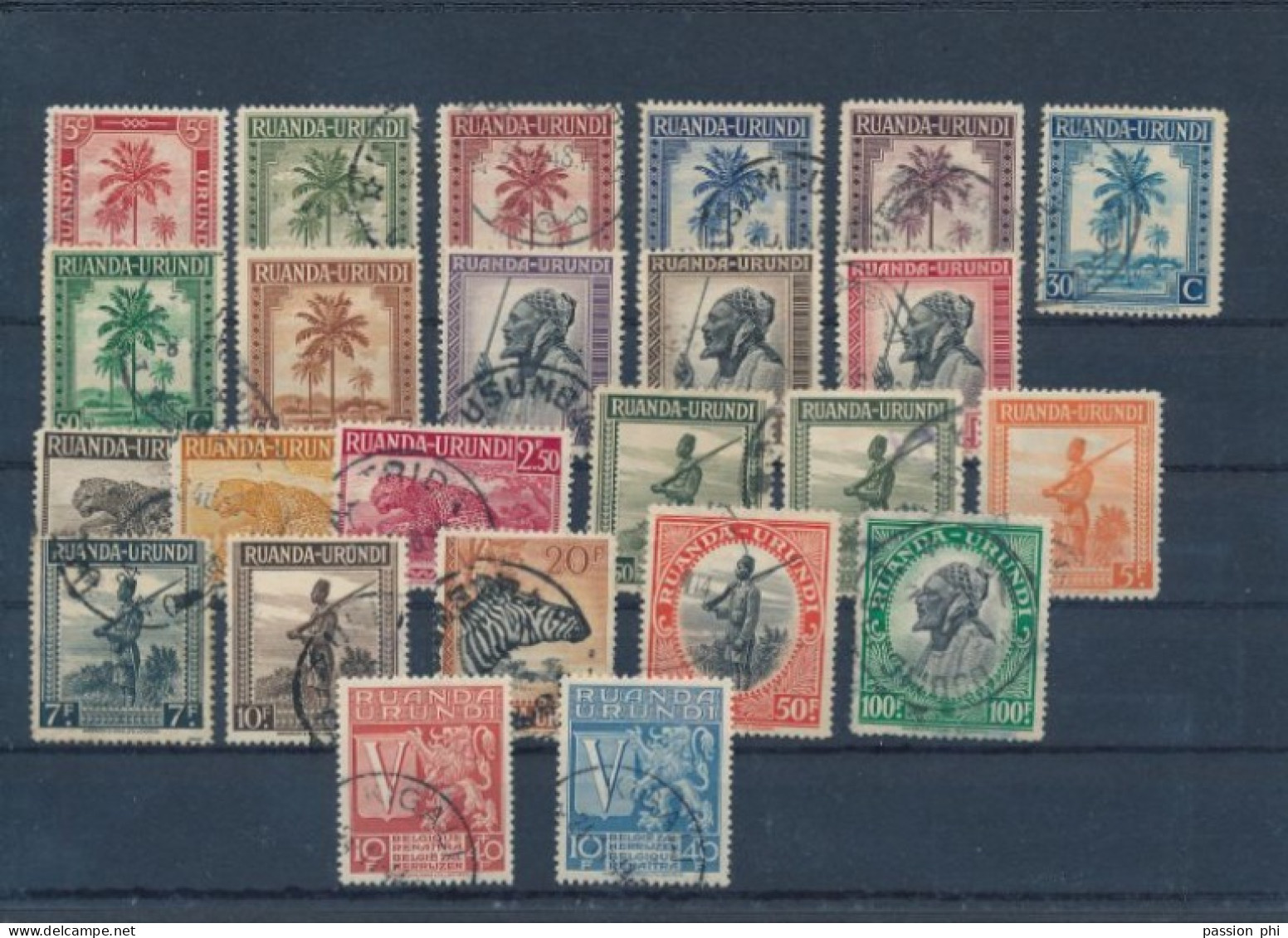 B6 RUANDA-URUNDI COB 126/149 USED - Used Stamps